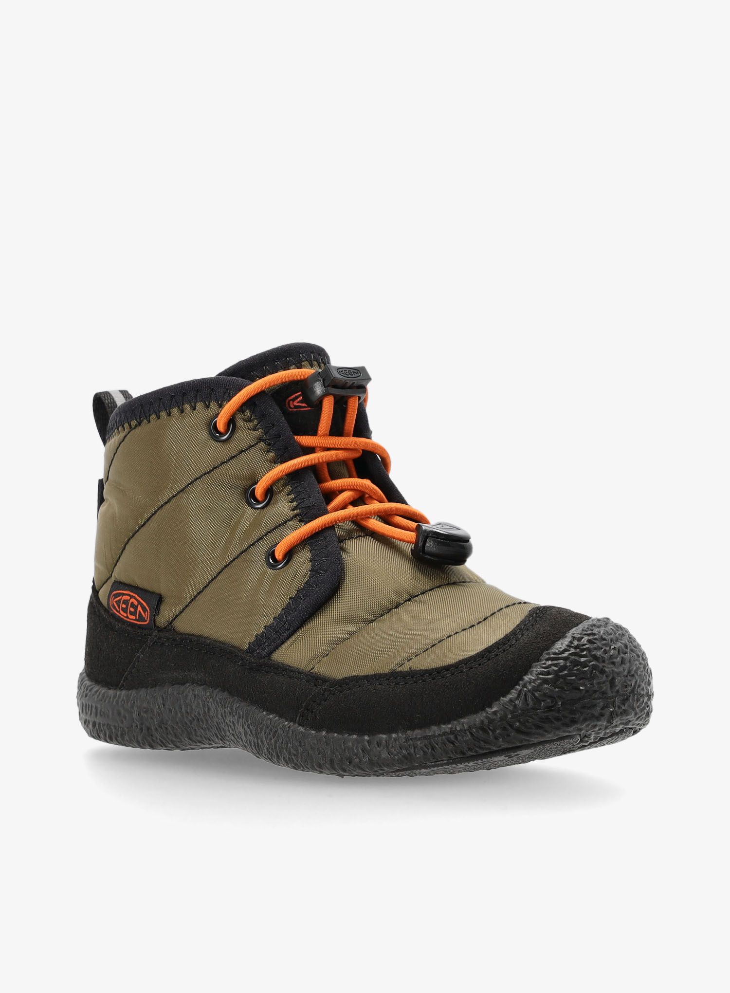 Черевики дитячі Keen Howser II Chukka WP Kids - dark olive/gold flame