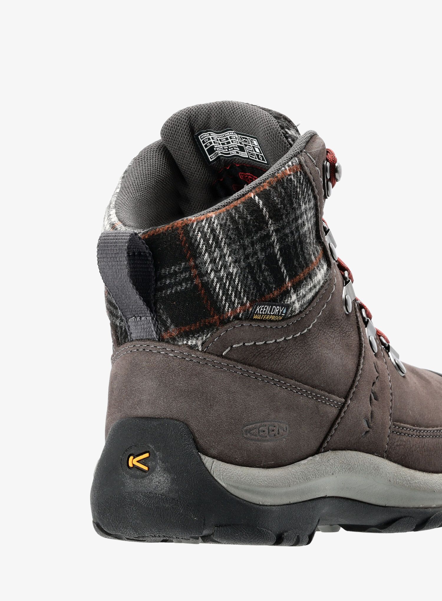 Черевики туристичні жіночі Keen Kaci III Winter Mid WP - magnet/black plaid