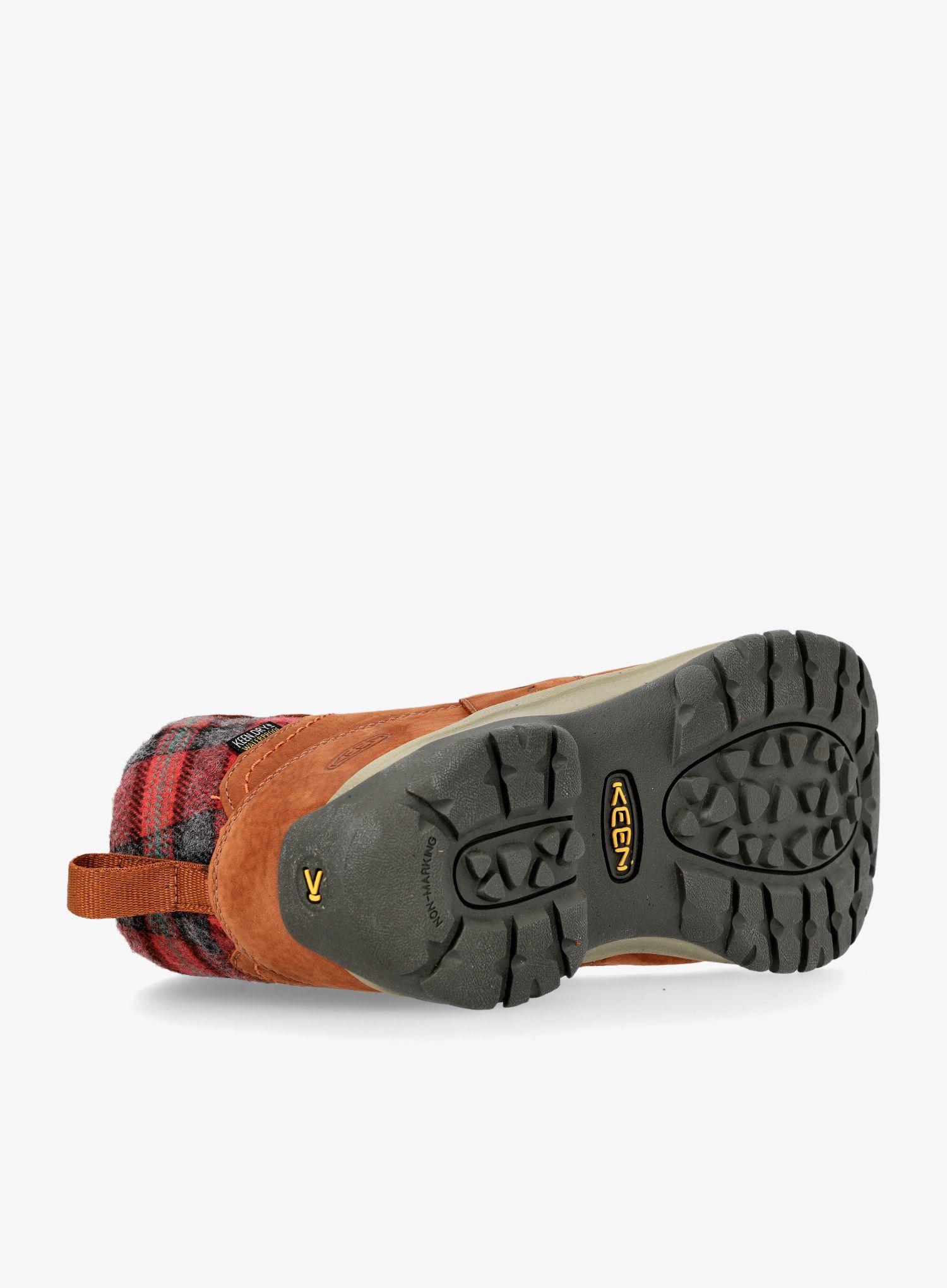 Черевики туристичні жіночі Keen Kaci III Winter Mid WP - tortoise shell/red plaid