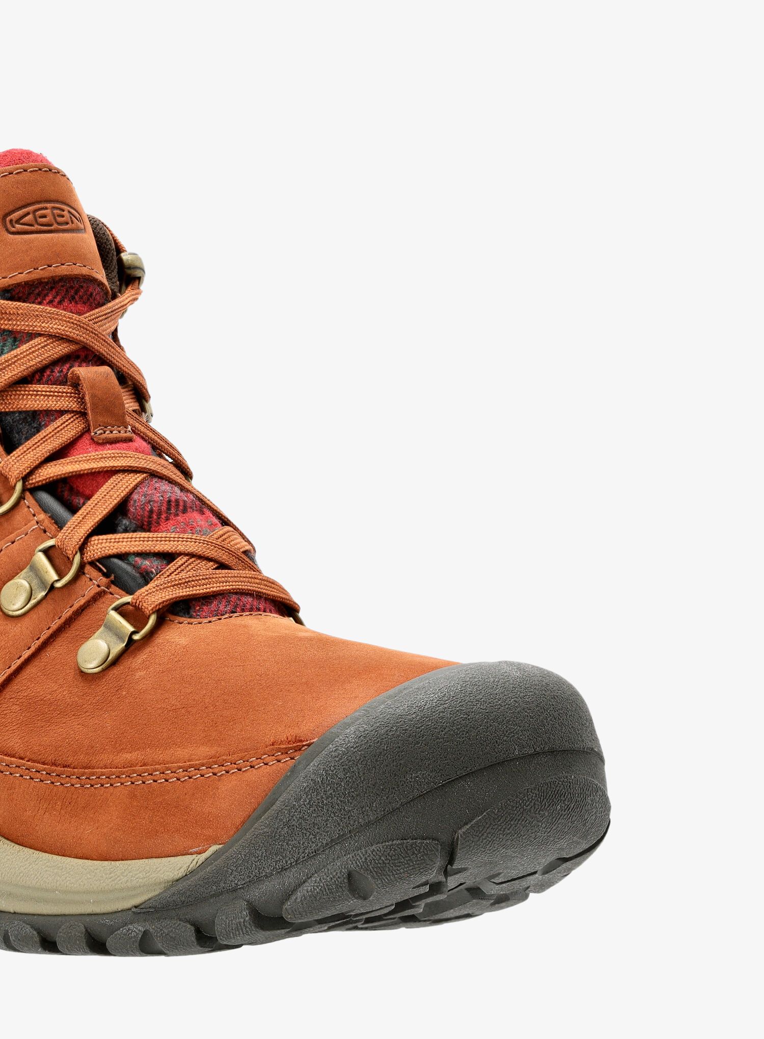 Черевики туристичні жіночі Keen Kaci III Winter Mid WP - tortoise shell/red plaid