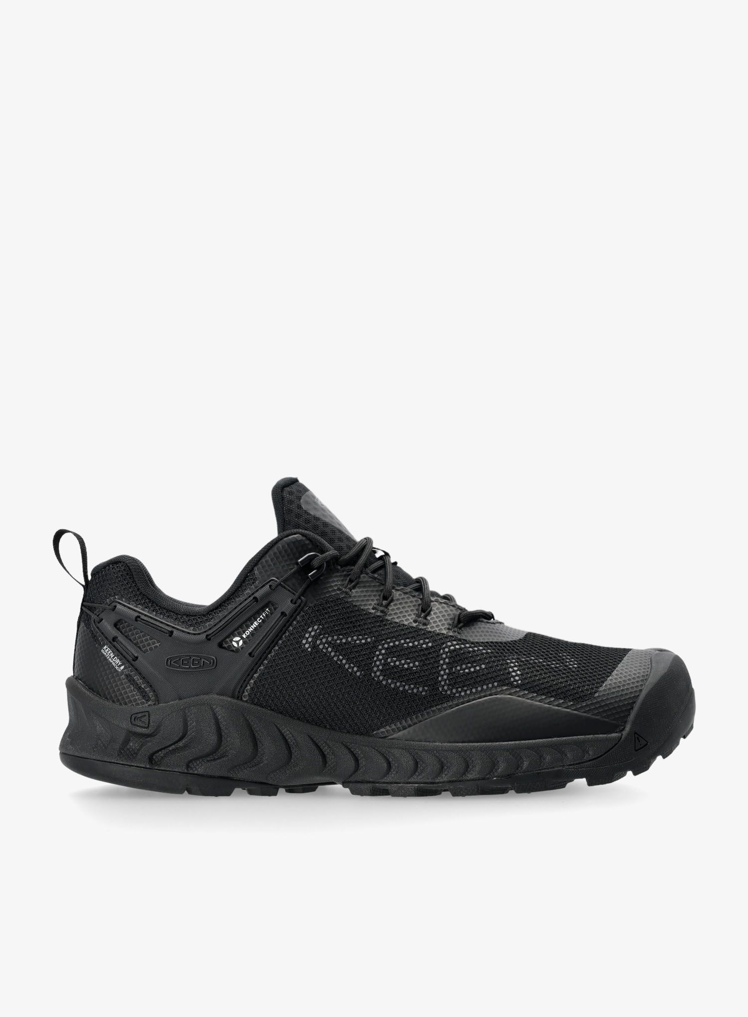 Черевики туристичні низькі Keen Nxis Evo WP - triple black