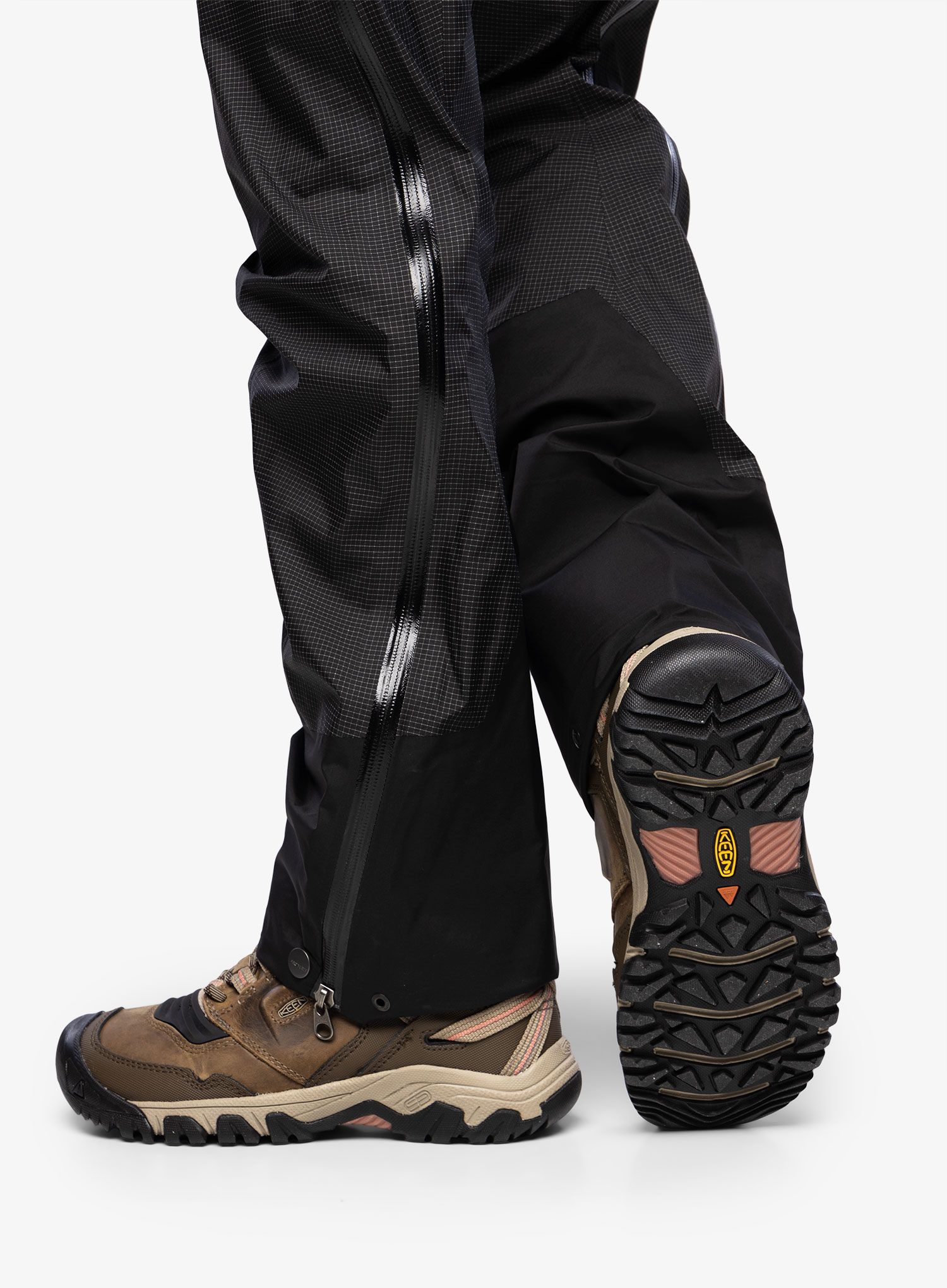 Черевики туристичні жіночі Keen Ridge Flex Mid WP - timberwolf/brick dust