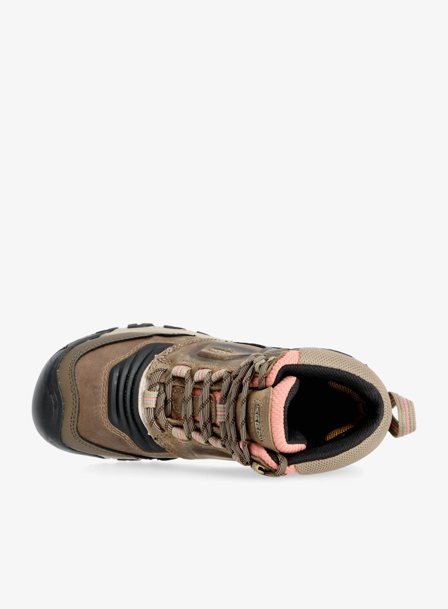 Черевики туристичні жіночі Keen Ridge Flex Mid WP - timberwolf/brick dust