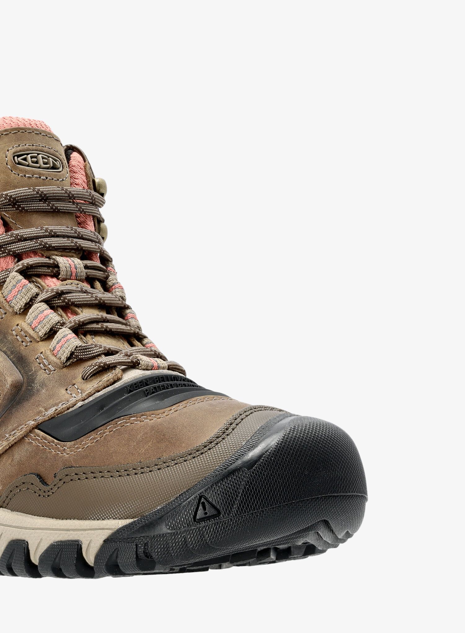 Черевики туристичні жіночі Keen Ridge Flex Mid WP - timberwolf/brick dust
