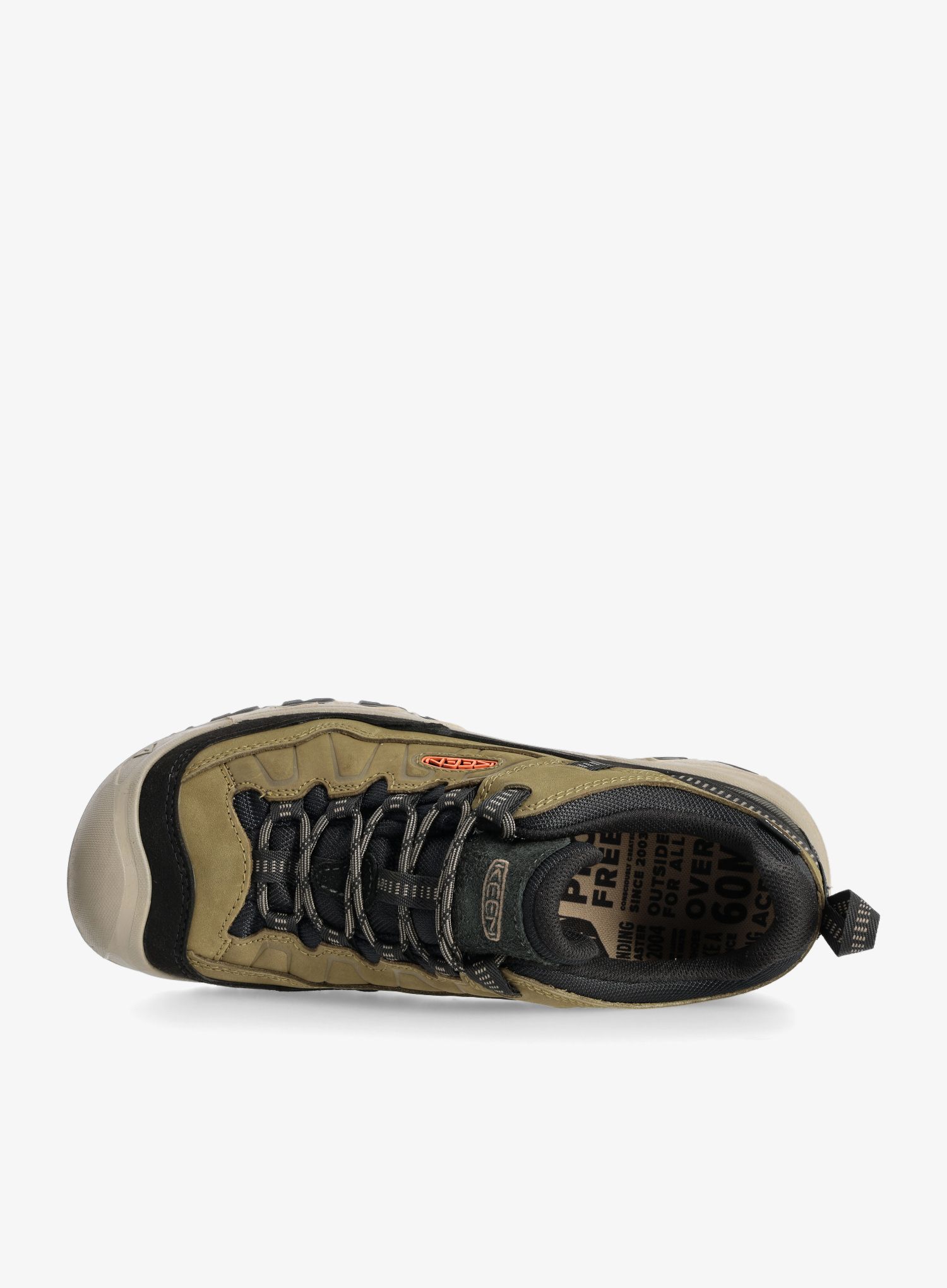 Черевики туристичні низькі Keen Targhee IV Wp - dark olive/gold flame