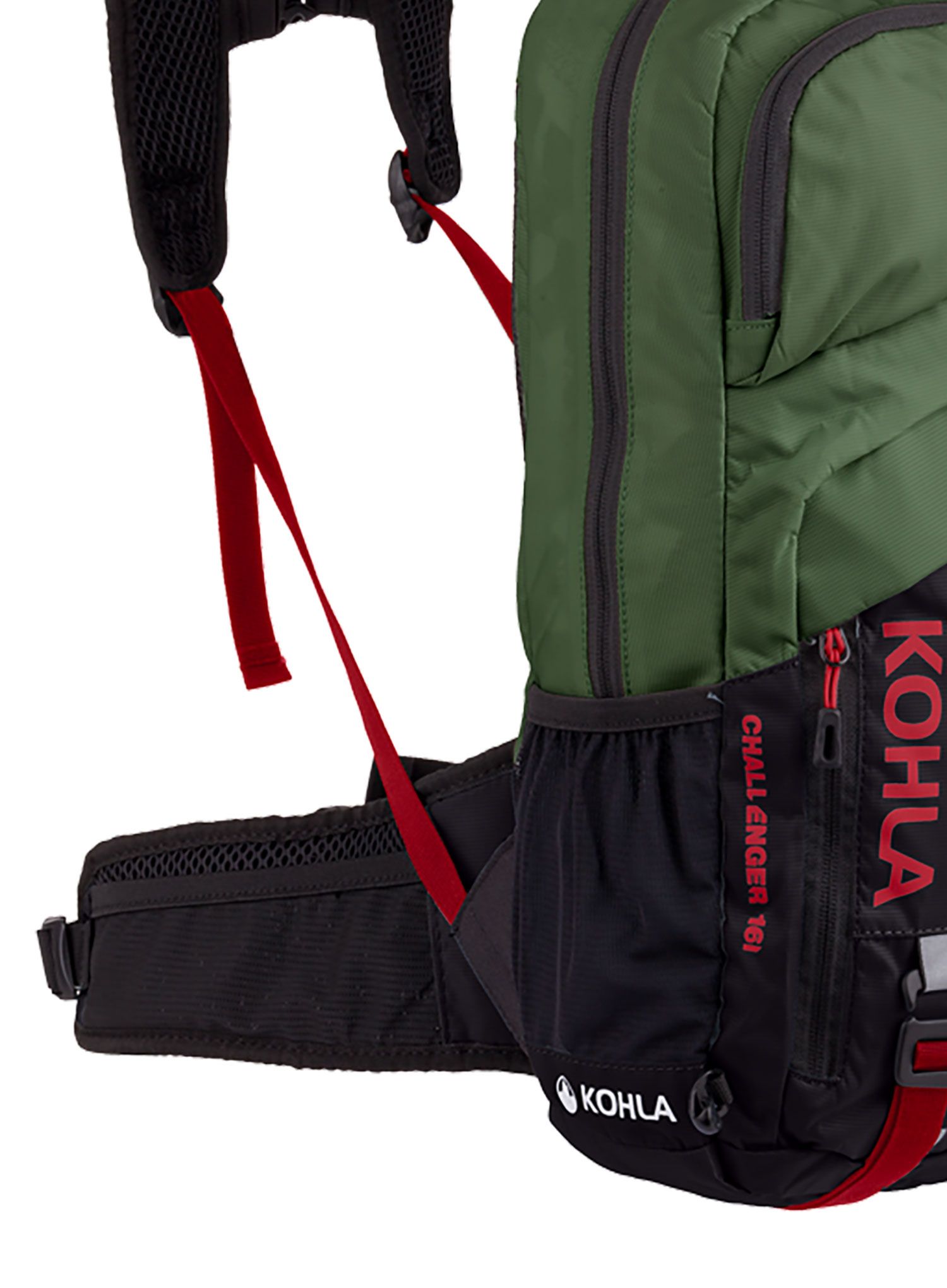 Велорюкзак Kohla Challenger 16L - bronze green/scarlet/caviar