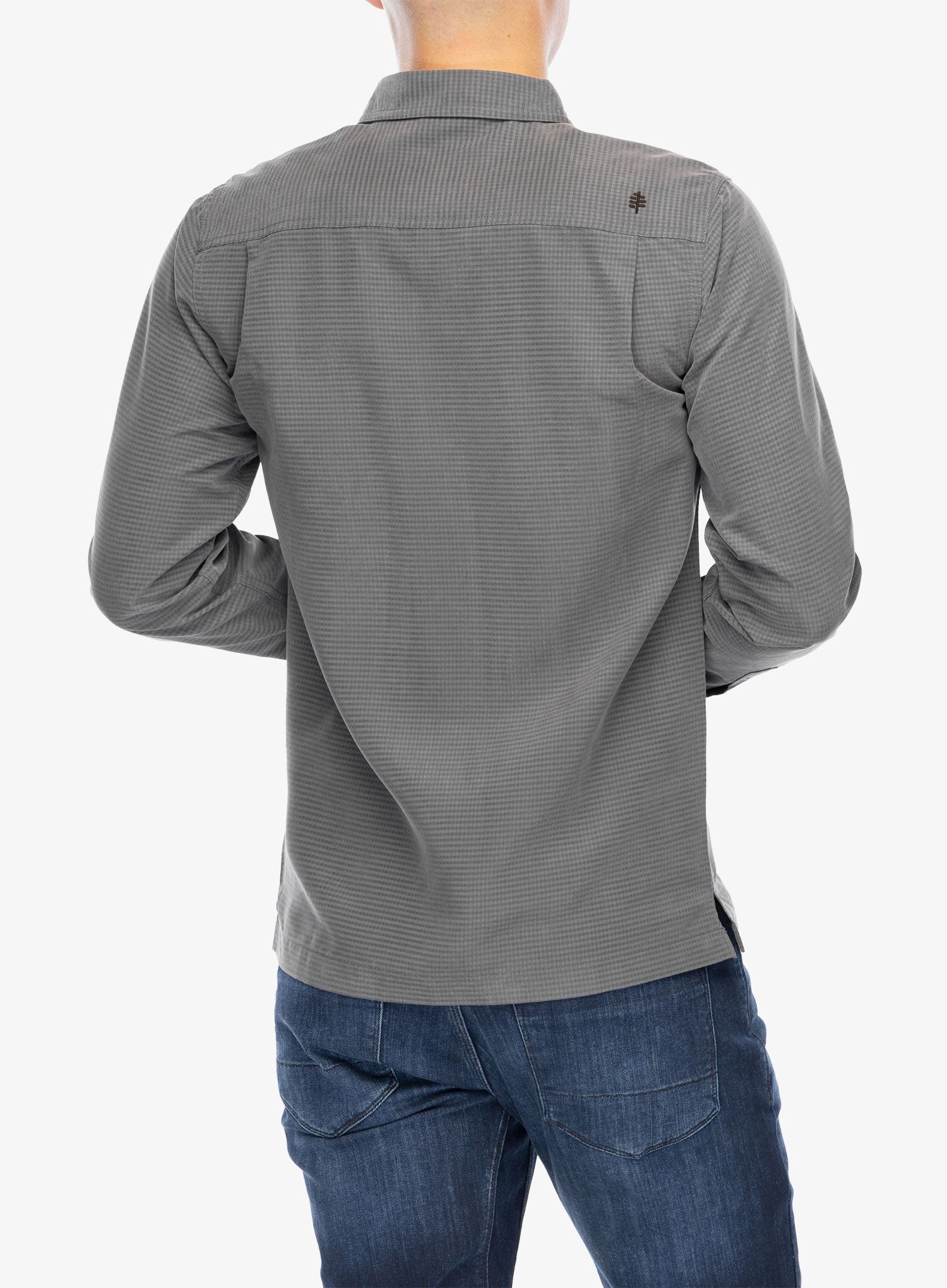 Сорочка Royal Robbins Mojave Pucker Dry LS - asphalt