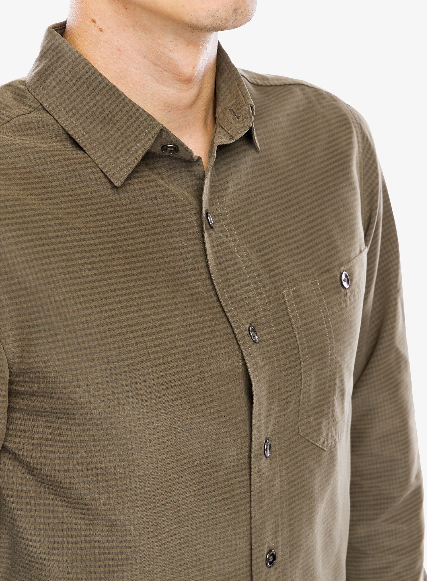 Сорочка Royal Robbins Mojave Pucker Dry LS - everglade