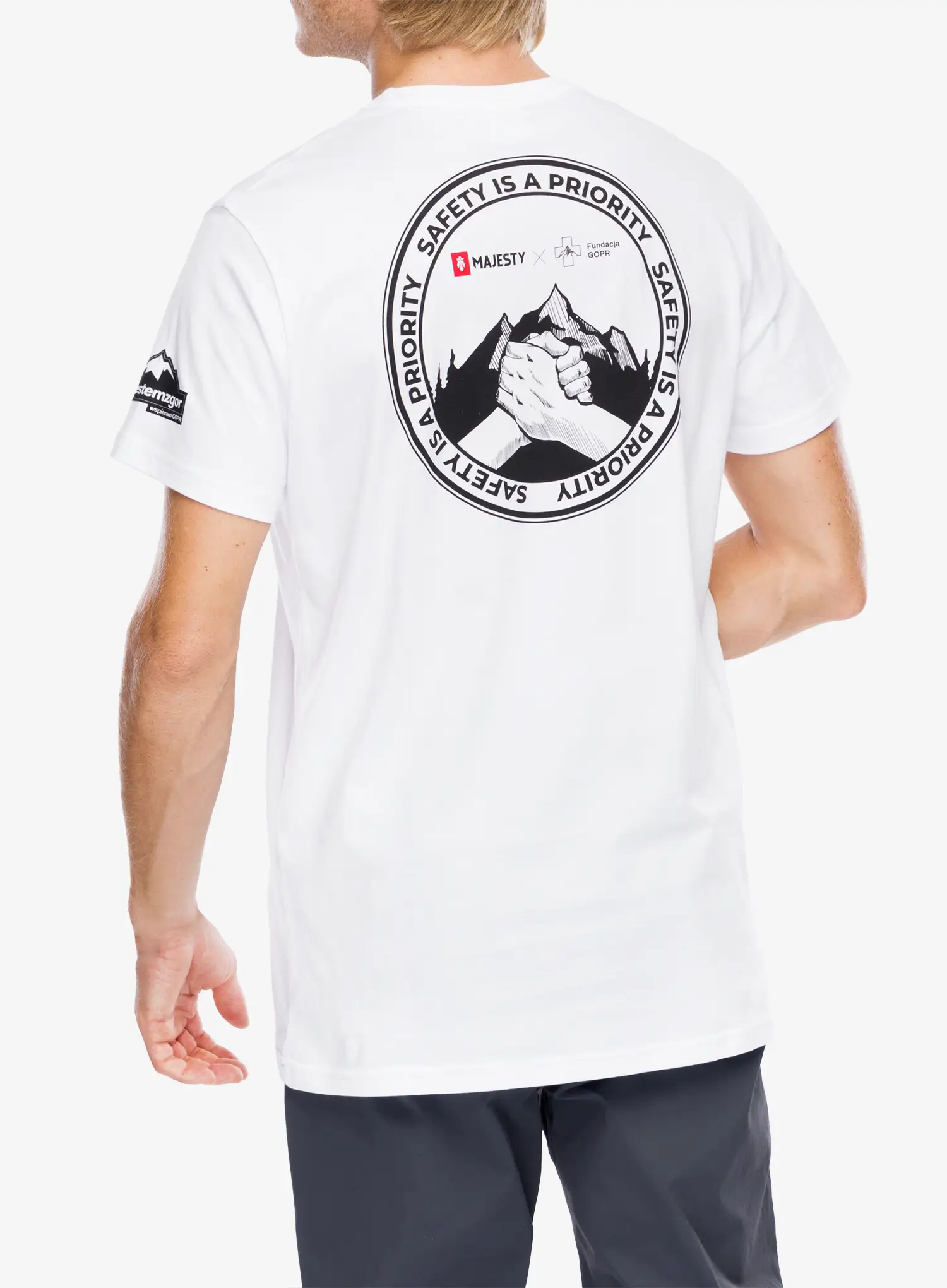 Футболка Majesty Fundacja GOPR Help & Protect T-shirt  - white