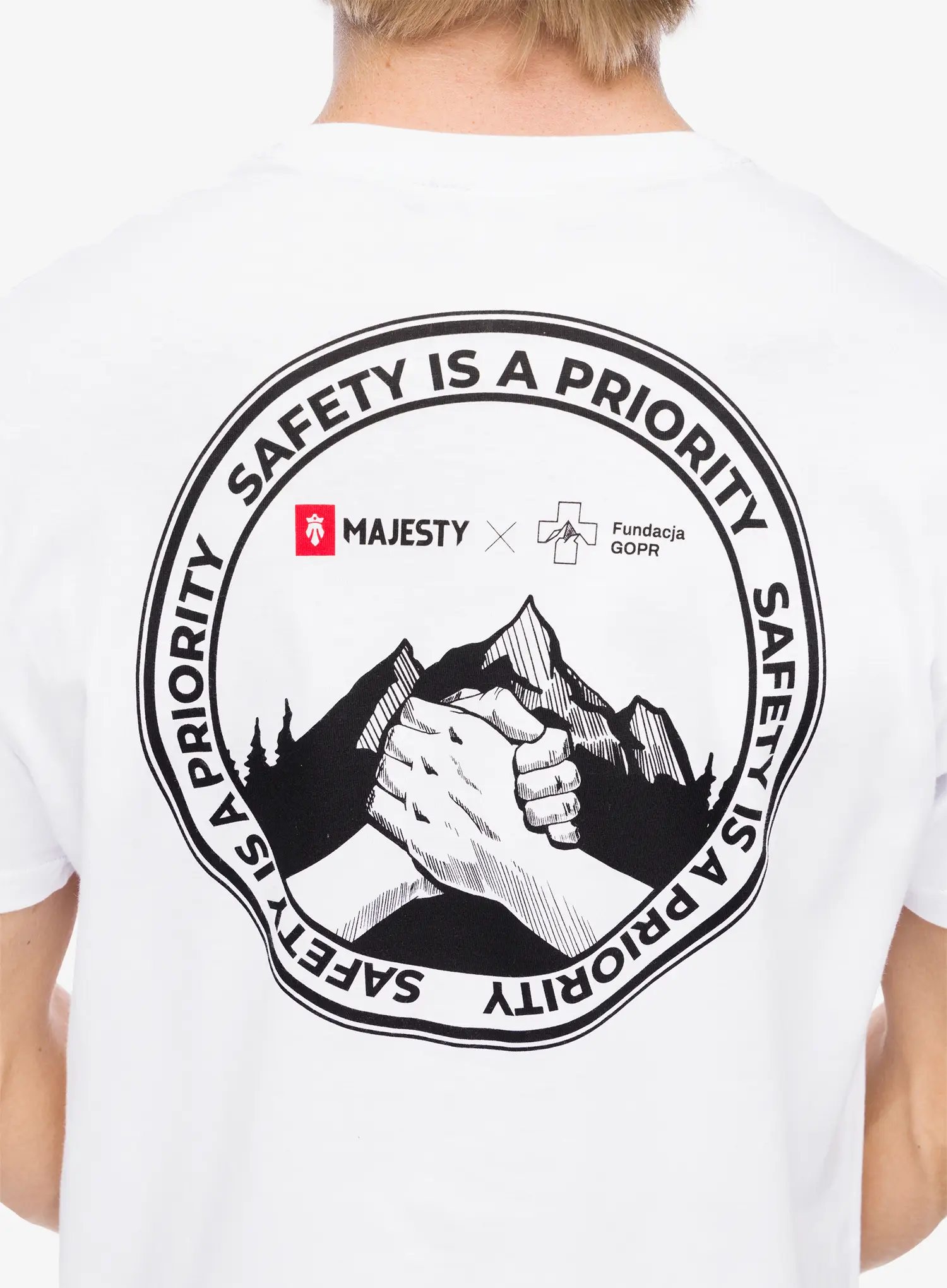 Футболка Majesty Fundacja GOPR Help & Protect T-shirt  - white
