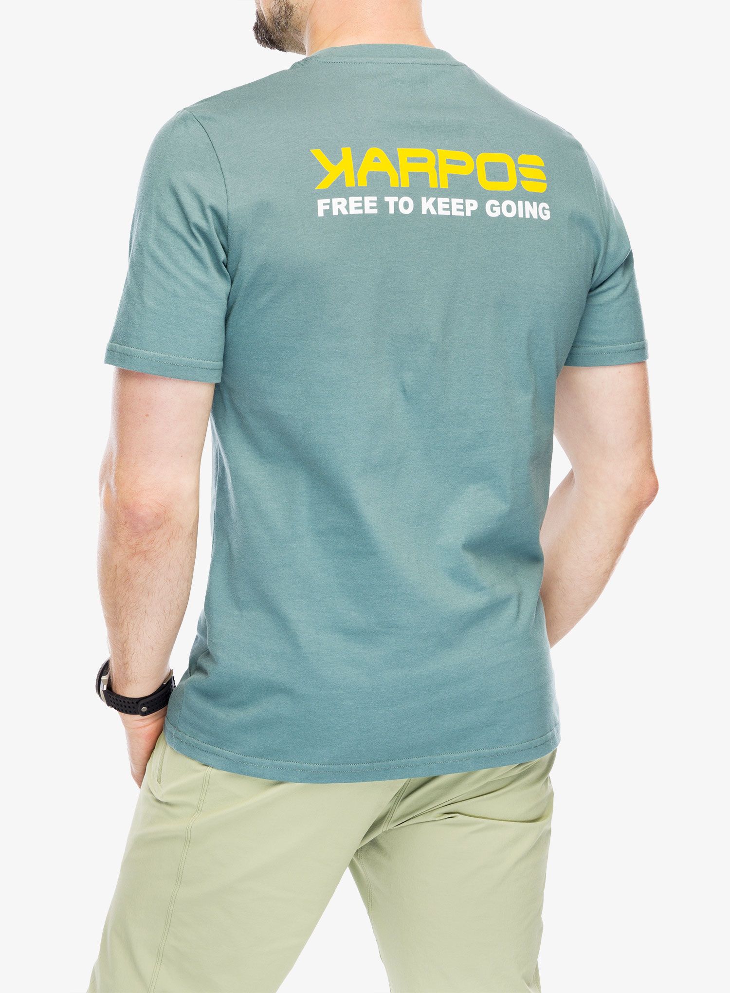 Футболка бавовняна Karpos Sport&Clean T-Shirt - run/north atlantic