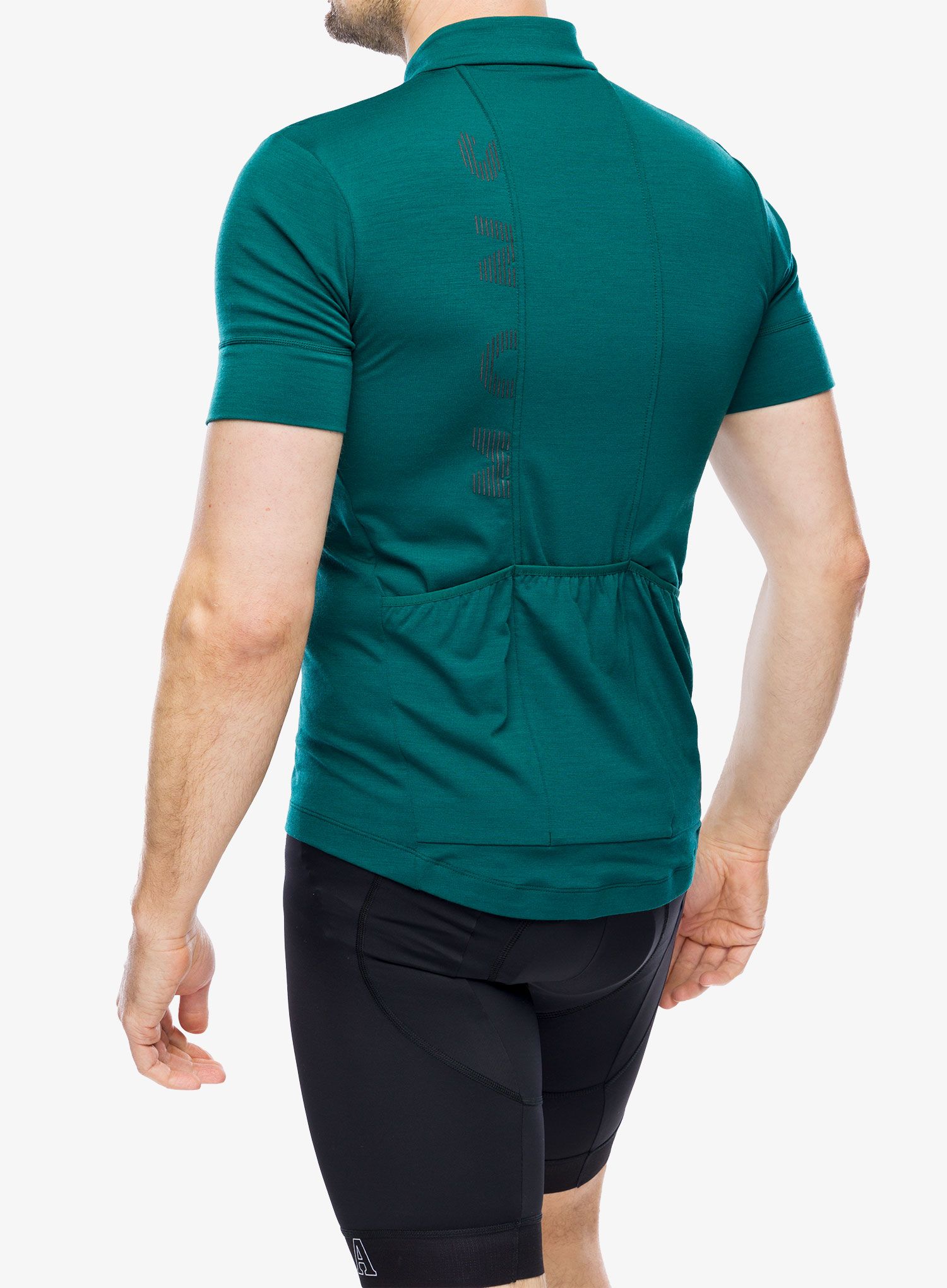 Велофутболка Mons Royale Roam Cargo Merino Shift Full Zip T - evergreen