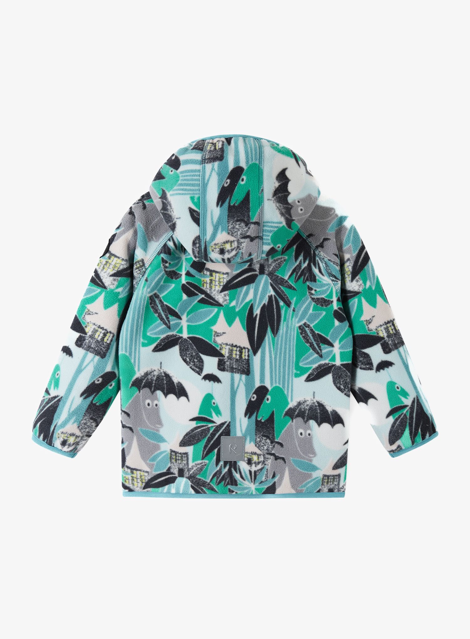 Кофта дитяча Reima Moomin Vindskydd - green aqua