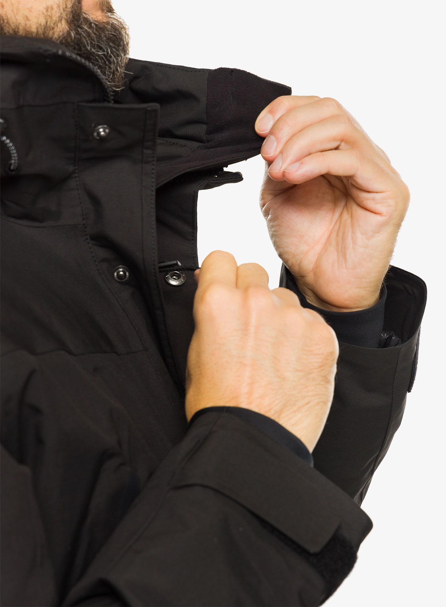 Пальто Didriksons Poseidon Parka - black