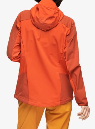 Куртка softshell жіноча Haglofs Moran Softshell Hood - zenith red/corrosion