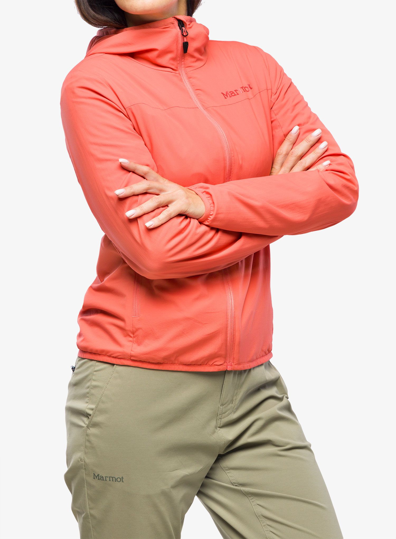 Куртка softshell жіноча Marmot Alt HB Hoody - grapefruit
