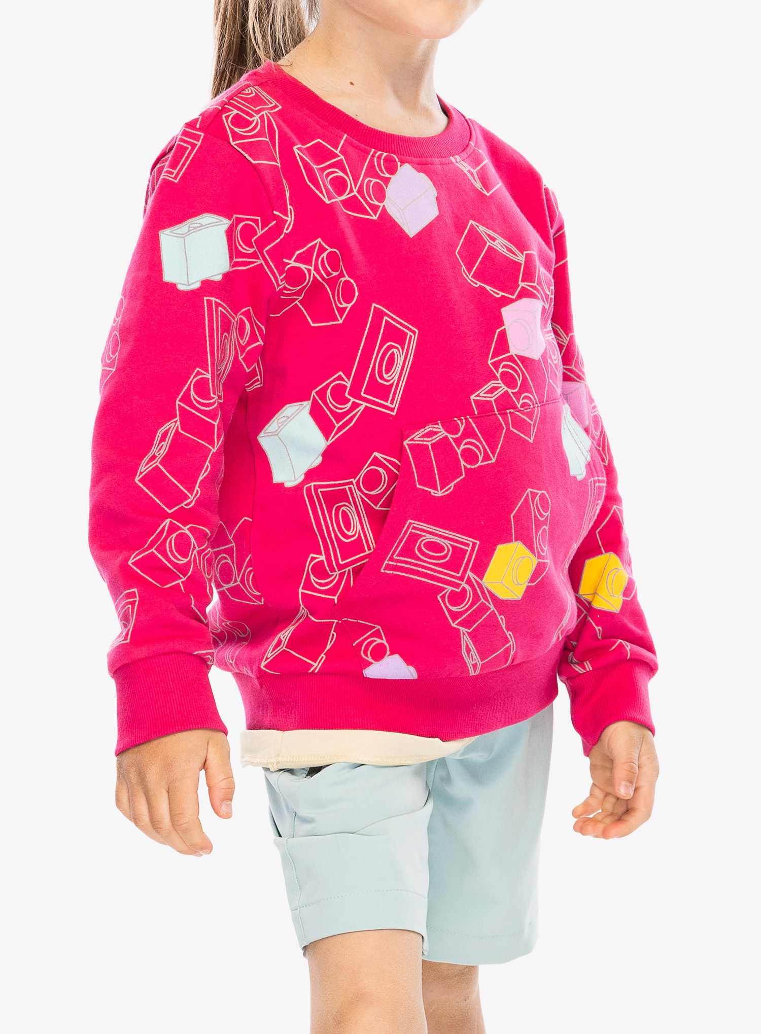 Кофта дитяча LEGO LW Scout 205 - dark pink