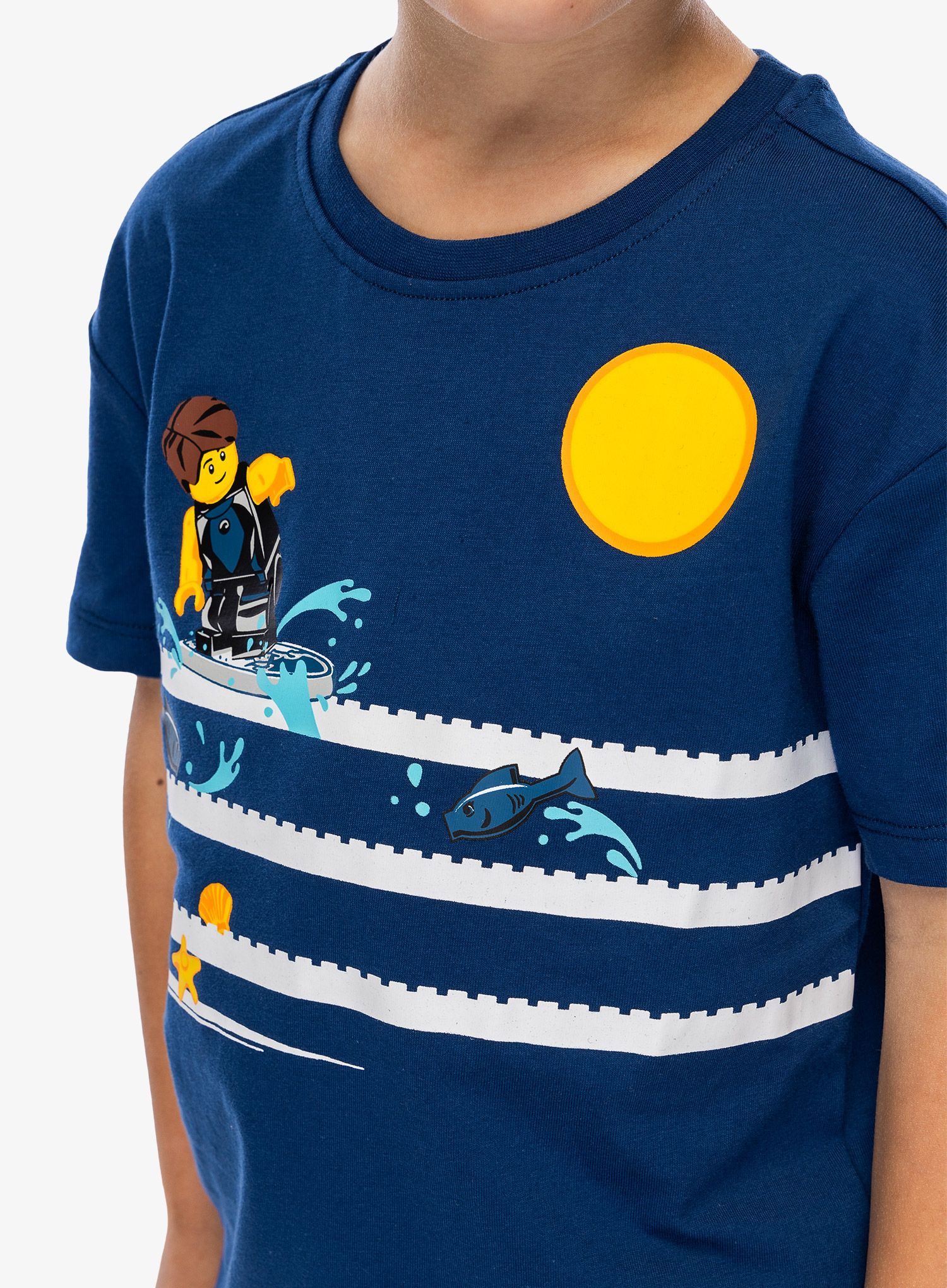 Футболка для дітей LEGO LW Tano 318 - dark blue