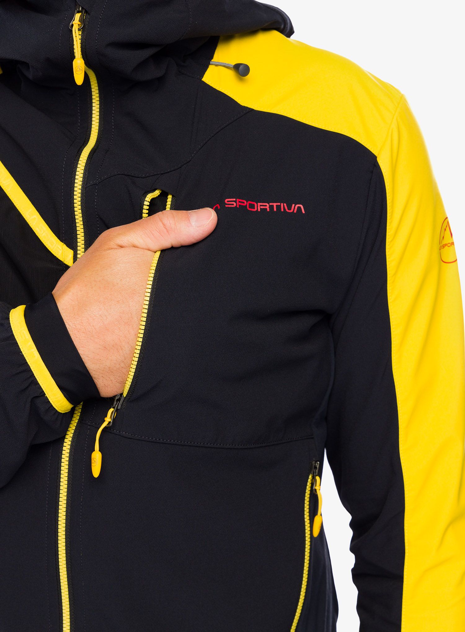 Куртка softshell La Sportiva Aequilibrium Softshell Jacket  - black/yellow