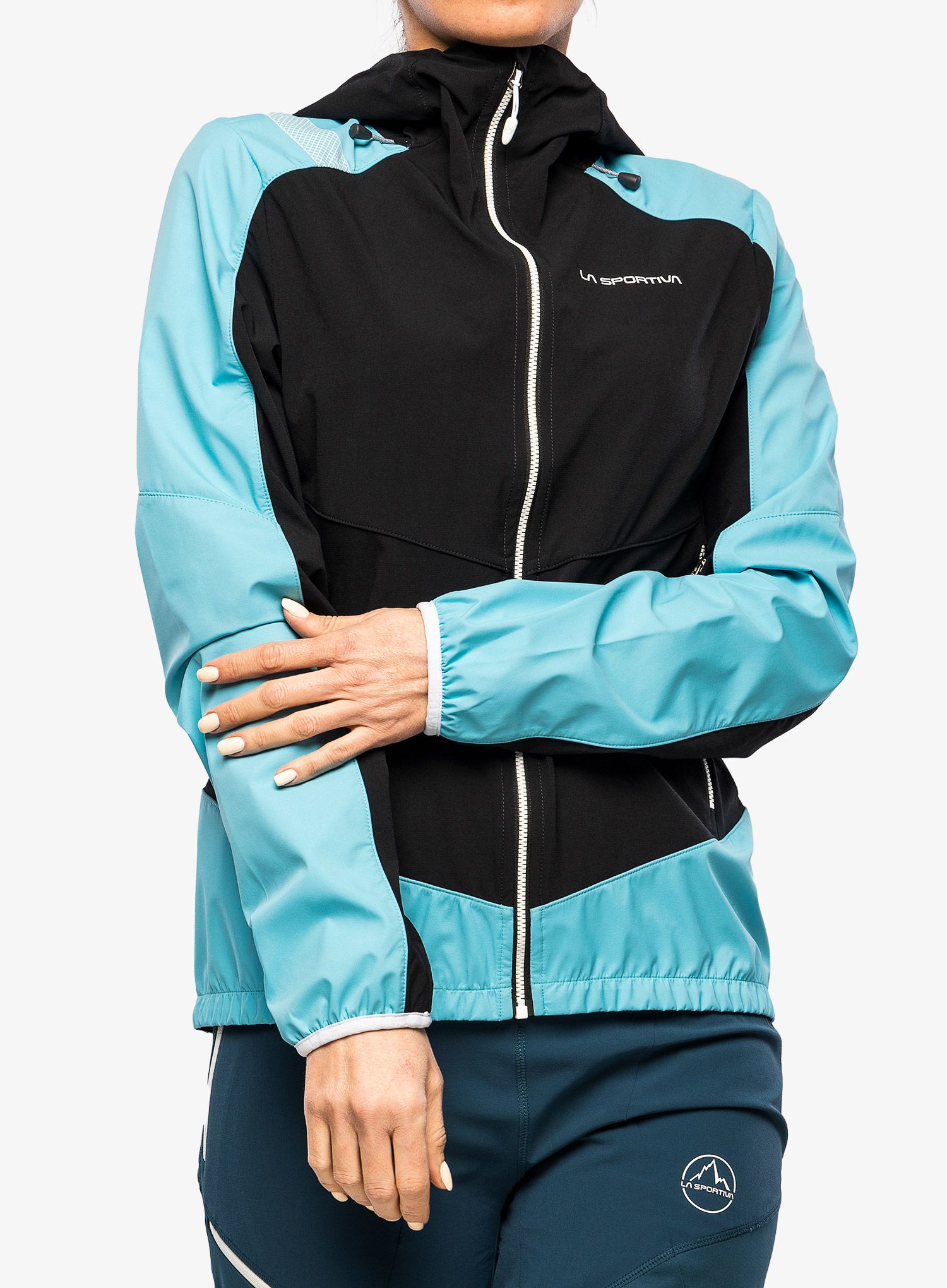 Softshell жіночий La Sportiva Aequilibrium Softshell Jacket  - black/malibu blue