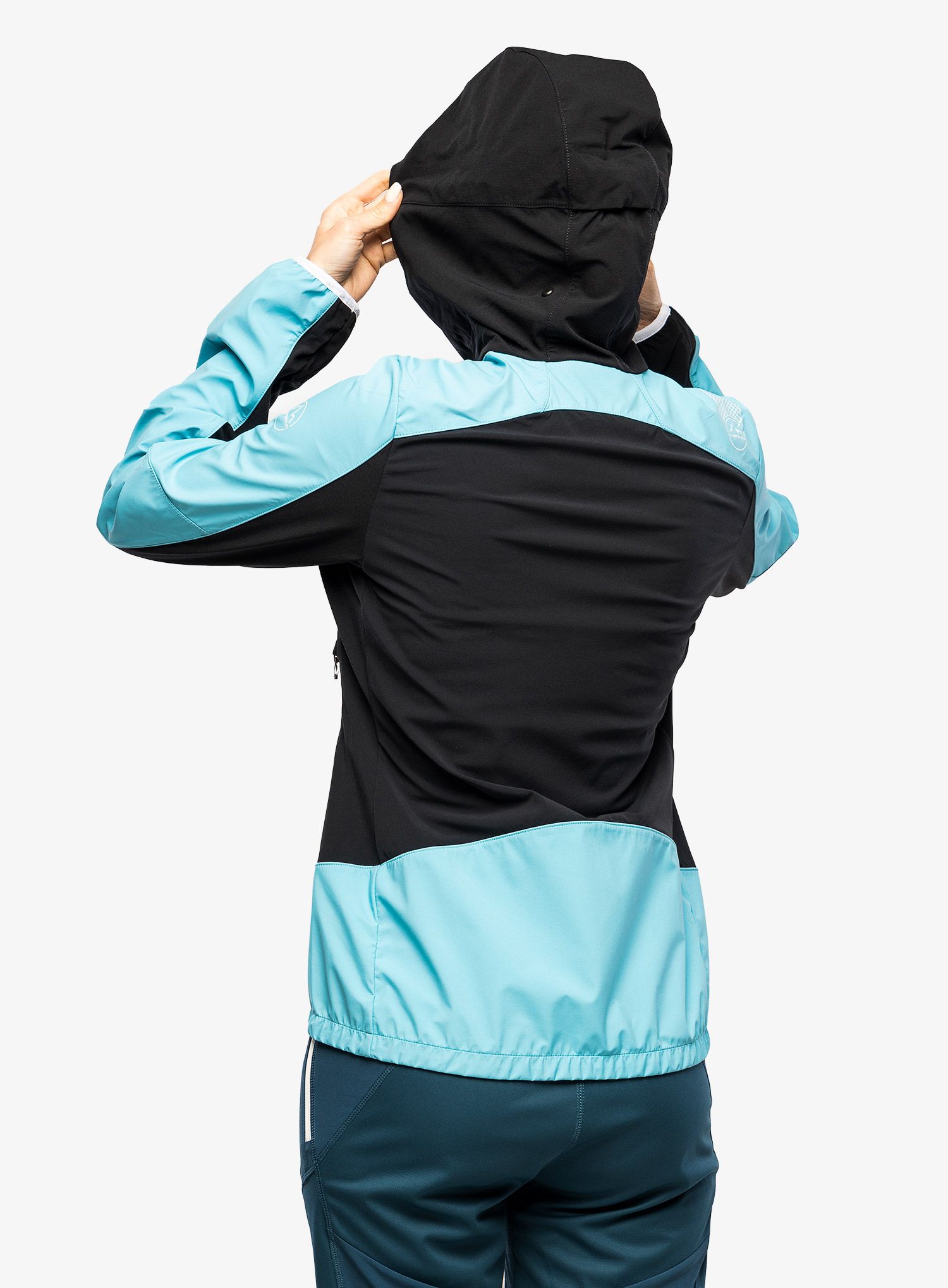 Softshell жіночий La Sportiva Aequilibrium Softshell Jacket  - black/malibu blue