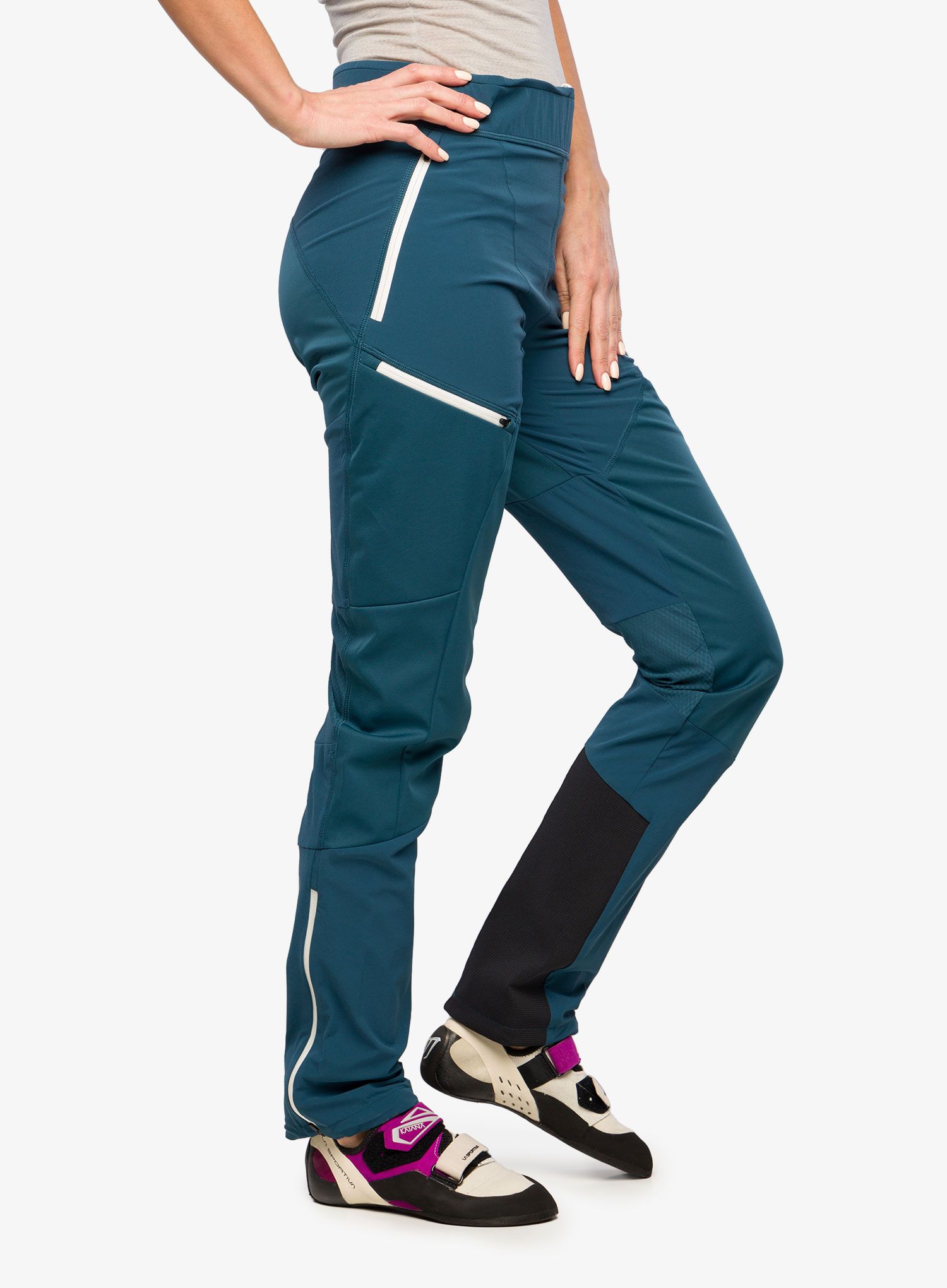 Штани жіночі La Sportiva Aequilibrium Softshell Tight - storm blue