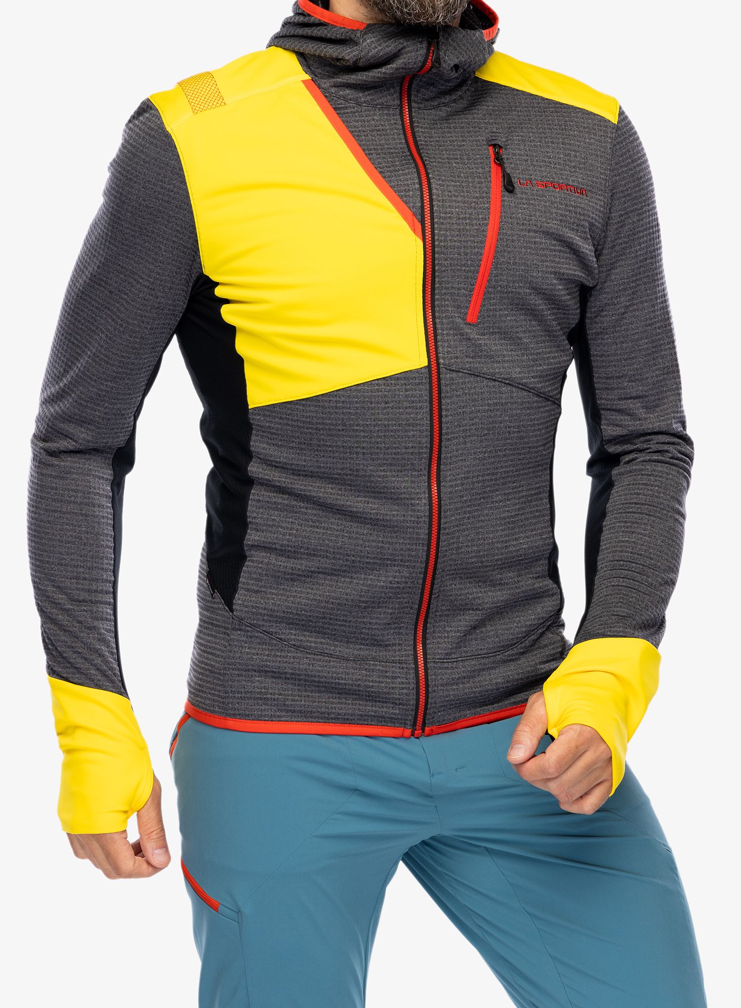 Кофта La Sportiva Aequilibrium Thermal Hoody  - black/yellow