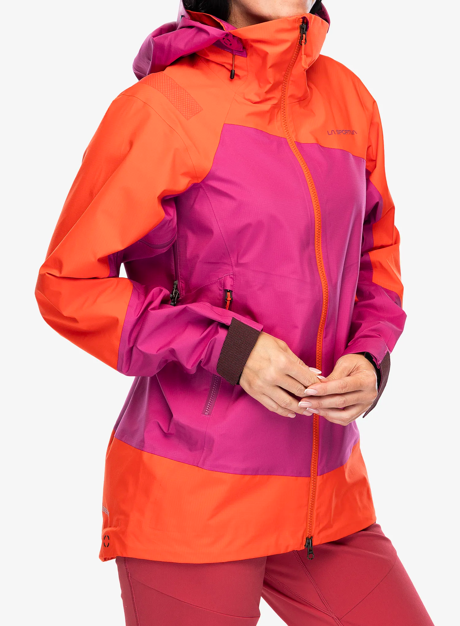 Куртка жіноча GORE-TEX La Sportiva Alpine Guide GTX Jkt - cherry tomato/springtime