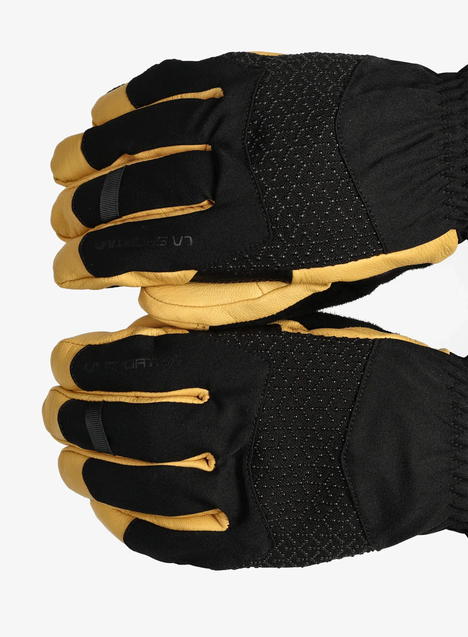 Рукавиці для гір La Sportiva Alpine Guide Leather Gloves - black/cedar