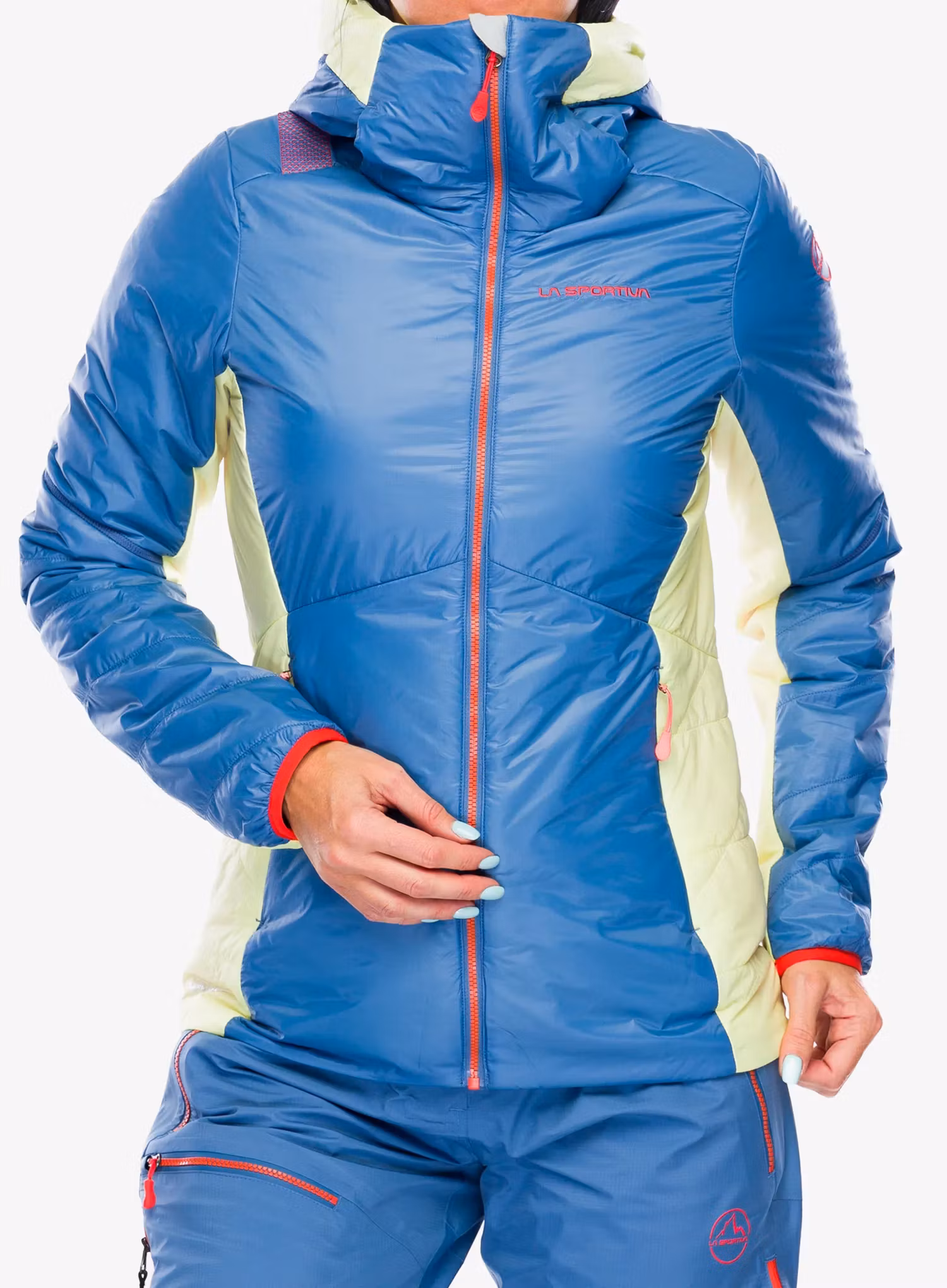 Куртка утеплена жіноча La Sportiva Alpine Guide Primaloft Hoody - moonlight/zest