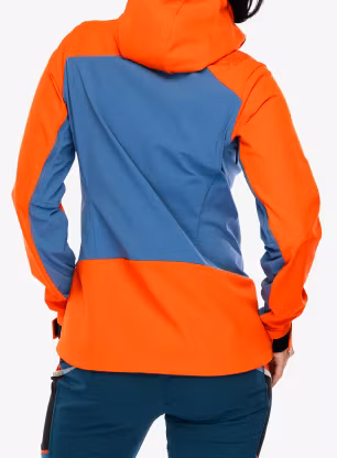 Куртка softshell жіноча La Sportiva Alpine Guide Windstopper Jacket - moonlight/cherry tomato
