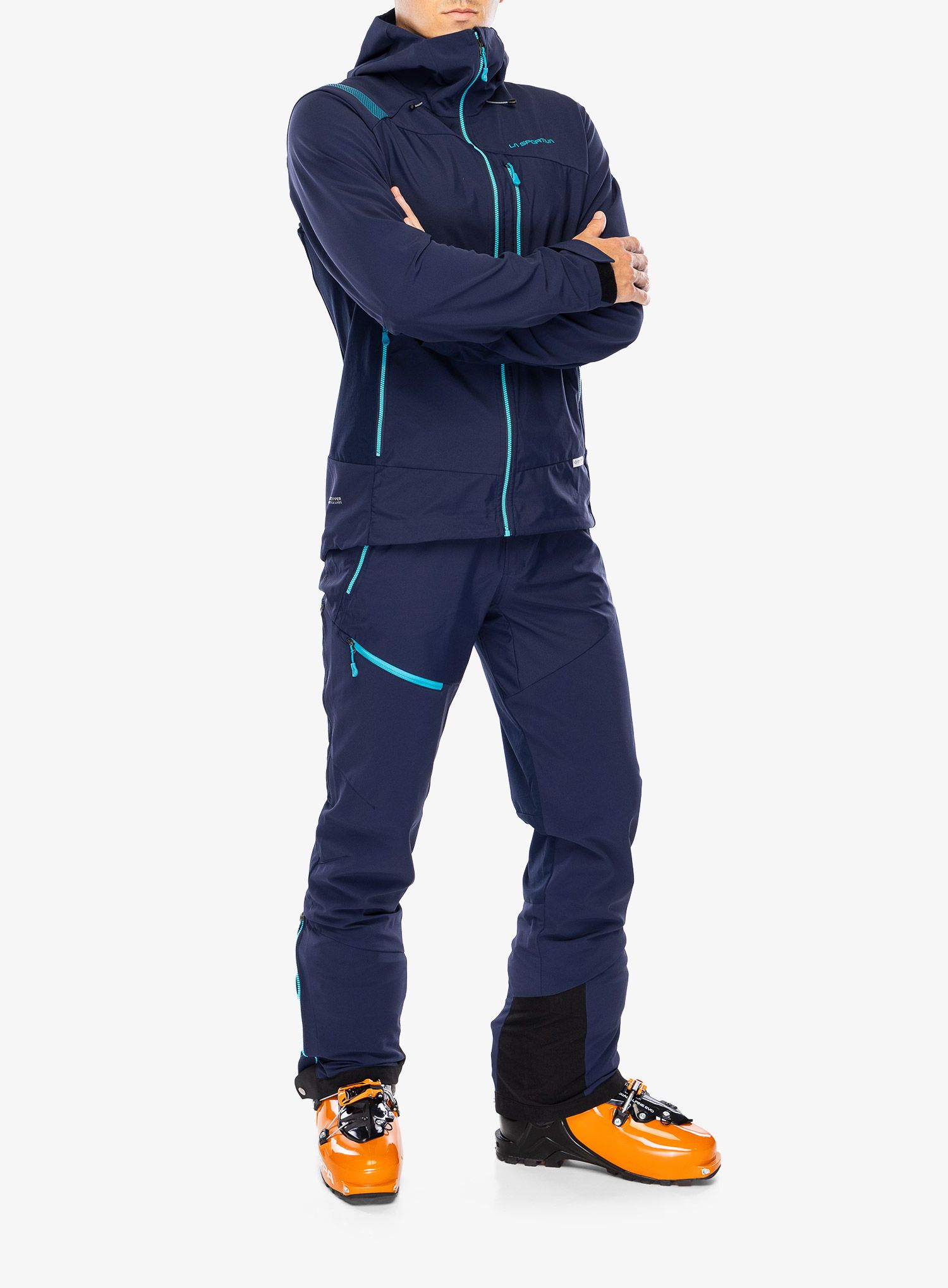 Штани softshell La Sportiva Alpine Guide Windstopper Pant - deep sea