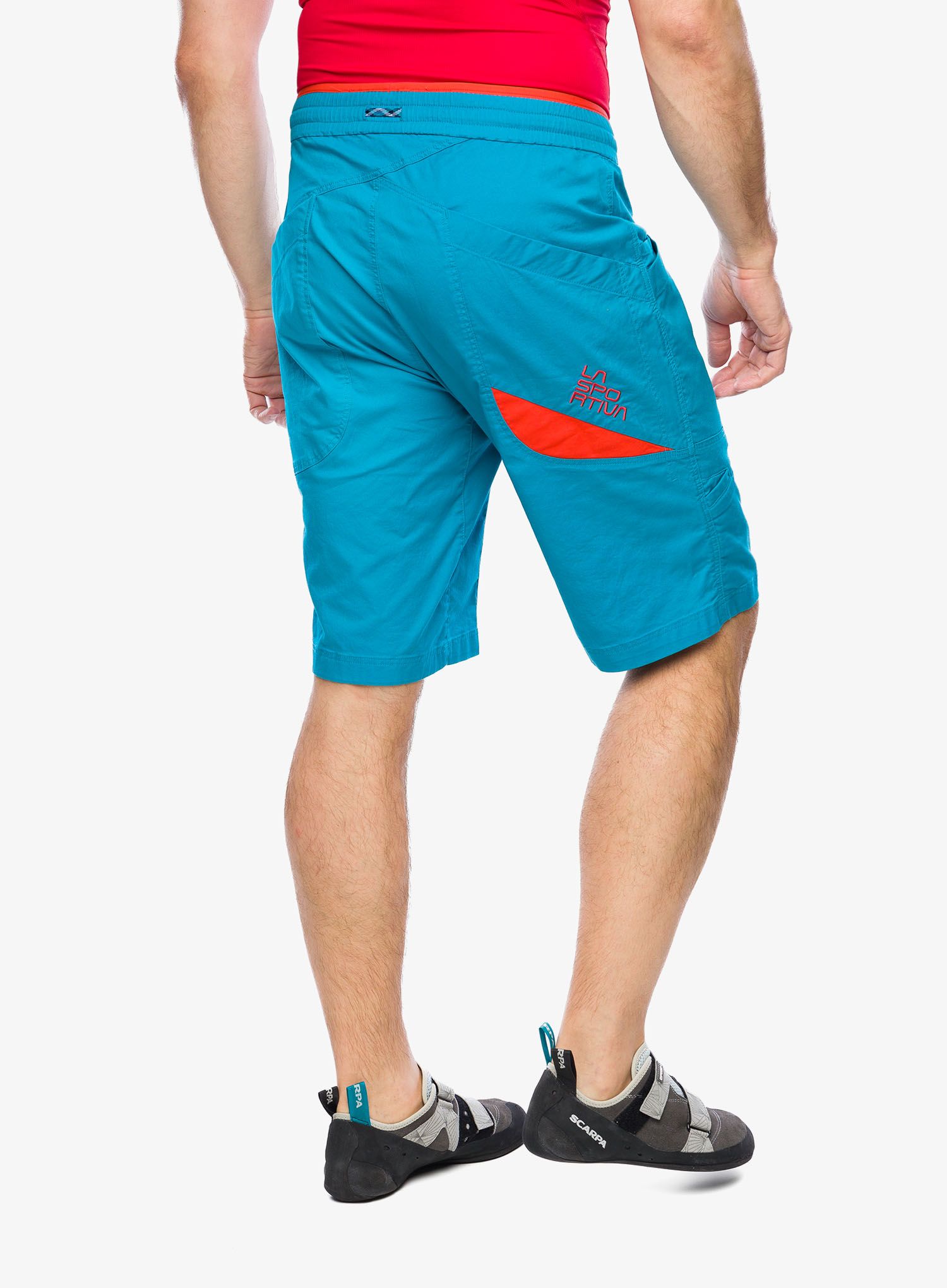 Шорти для скелелазіння La Sportiva Bleauser Short - tropic blue/cherry tomato