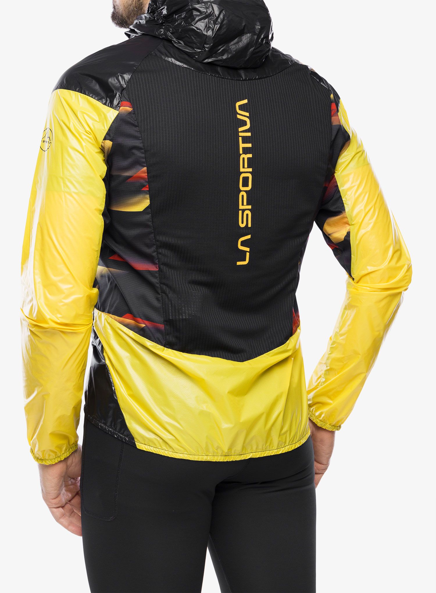 Куртка для бігу La Sportiva Blizzard Windbreaker Jkt - black/yellow