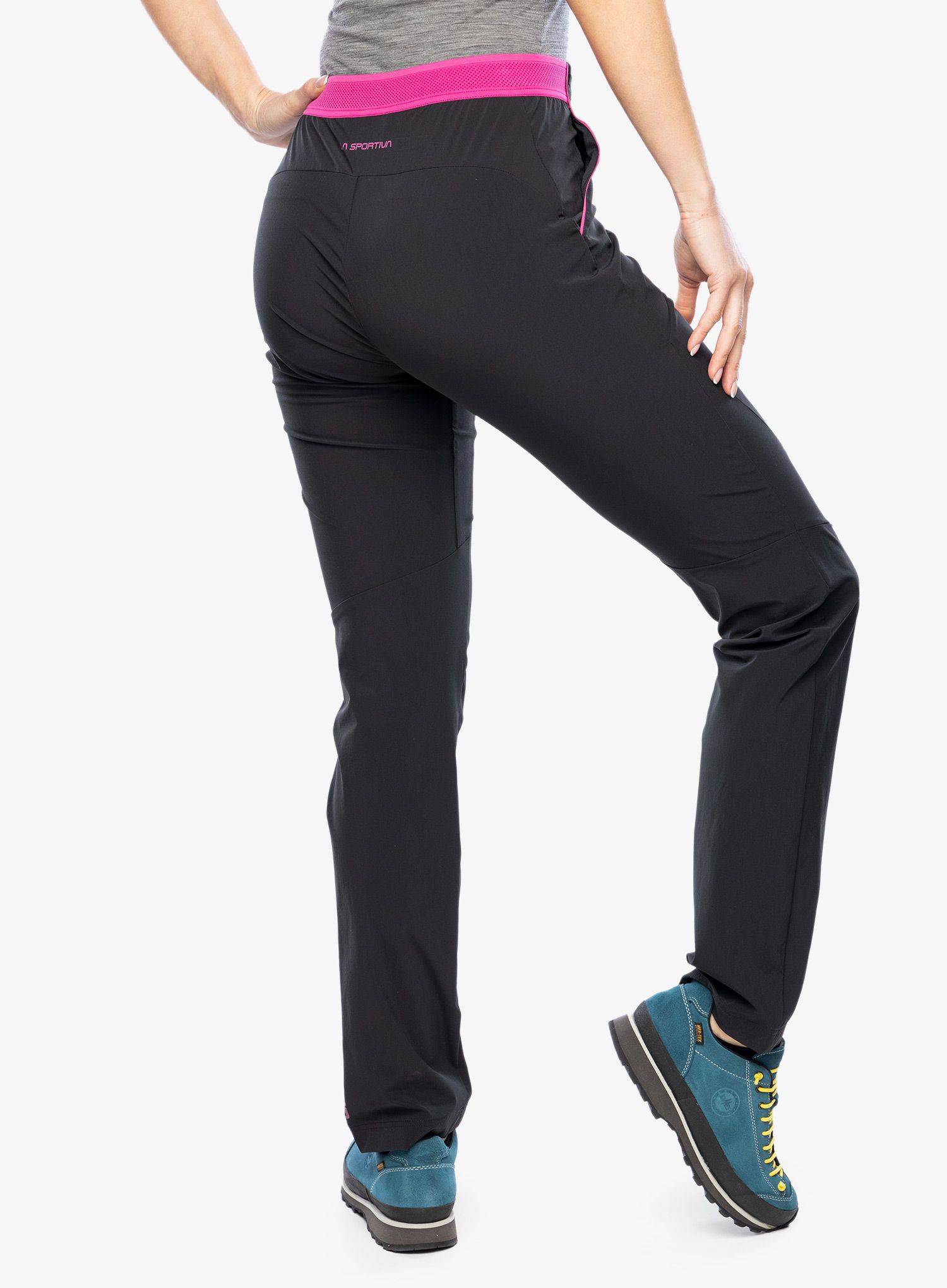 Штани трекінгові жіночі La Sportiva Brush Pant - black/springtime