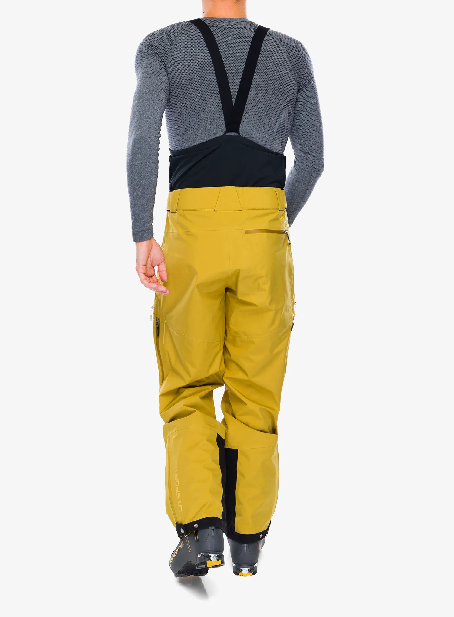 Штани лижні La Sportiva Chaser Evo Shell Bib Pant - savana/bamboo