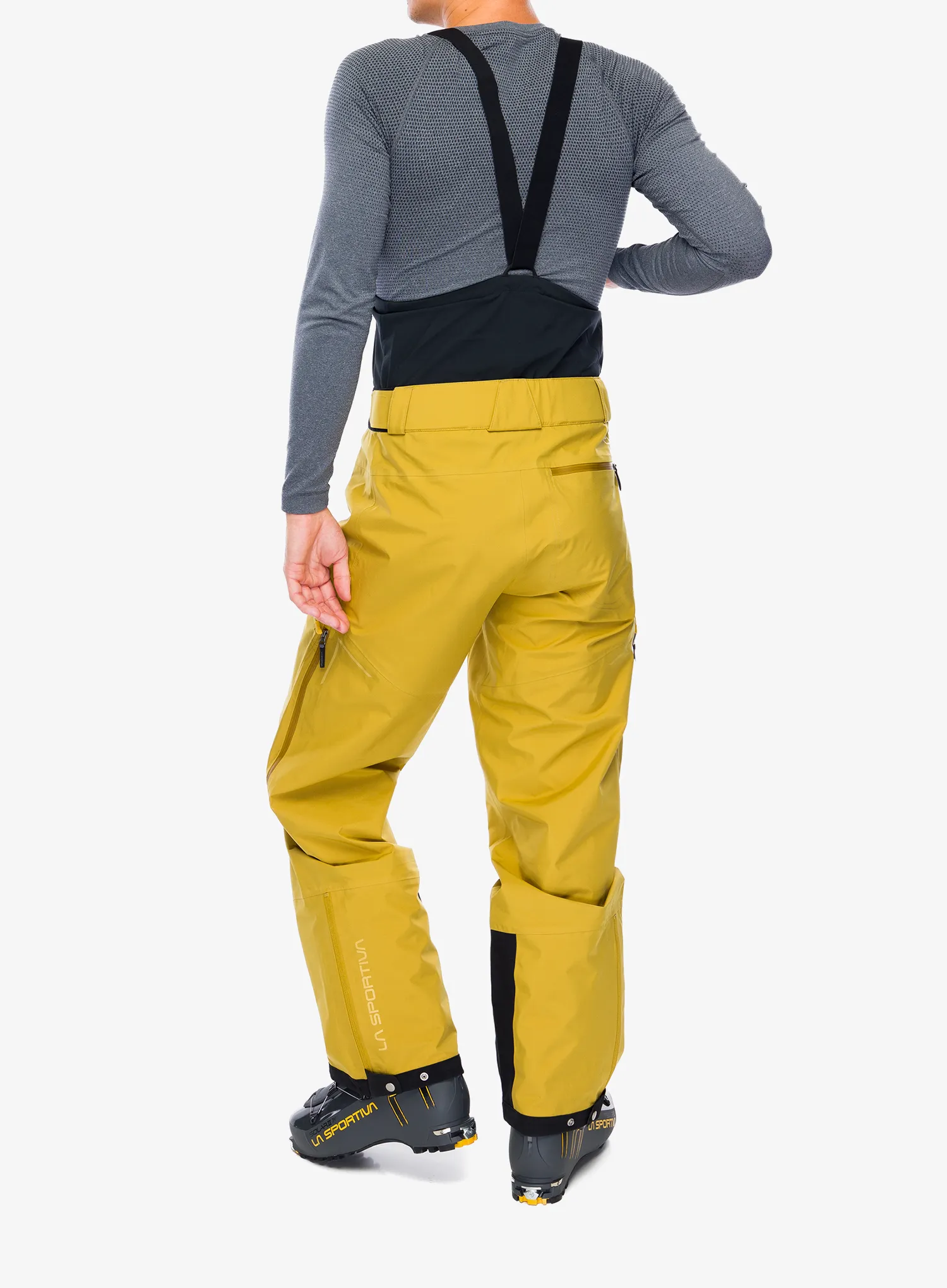 Штани лижні La Sportiva Chaser Evo Shell Bib Pant - savana/bamboo