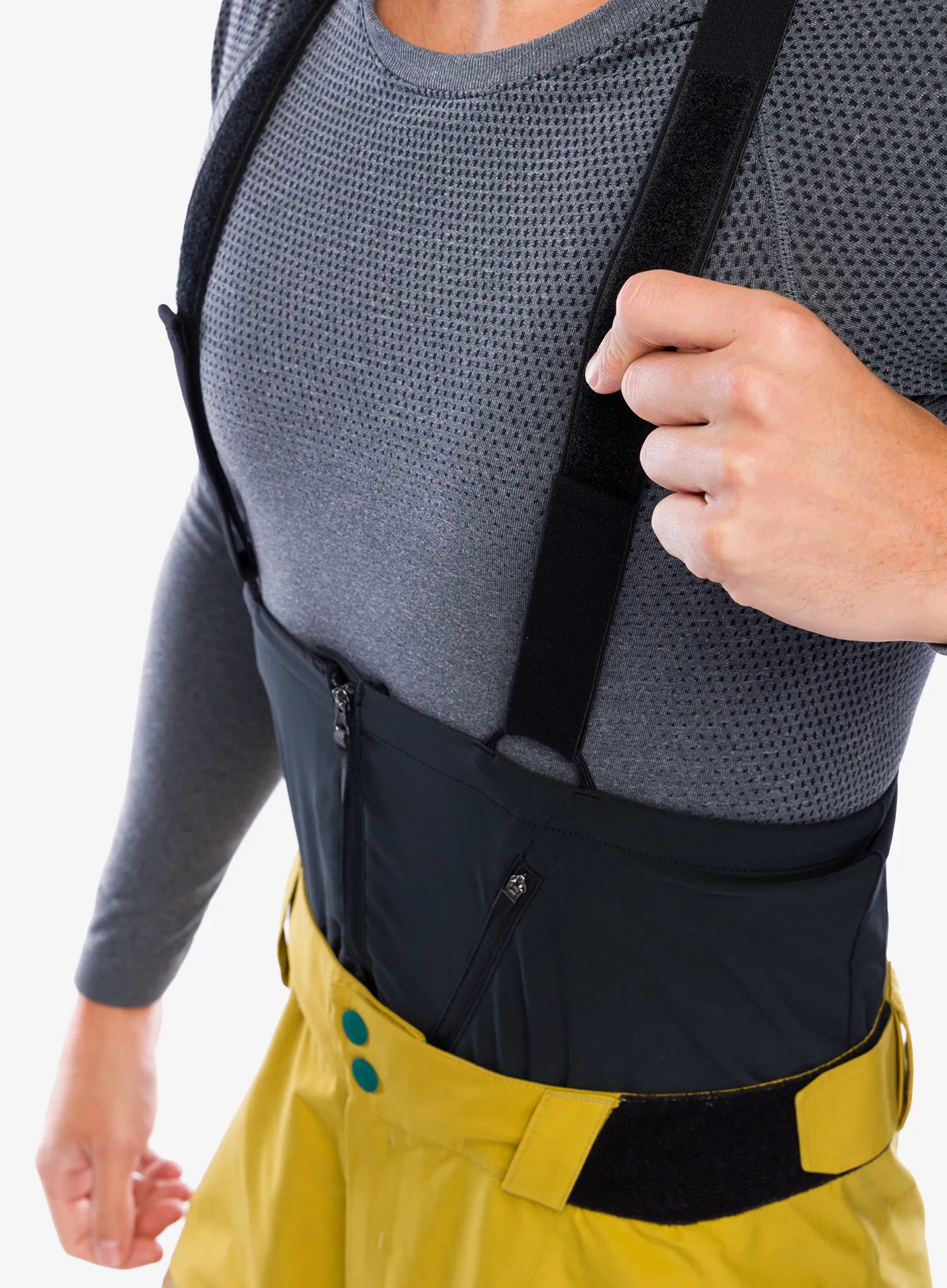 Штани лижні La Sportiva Chaser Evo Shell Bib Pant - savana/bamboo