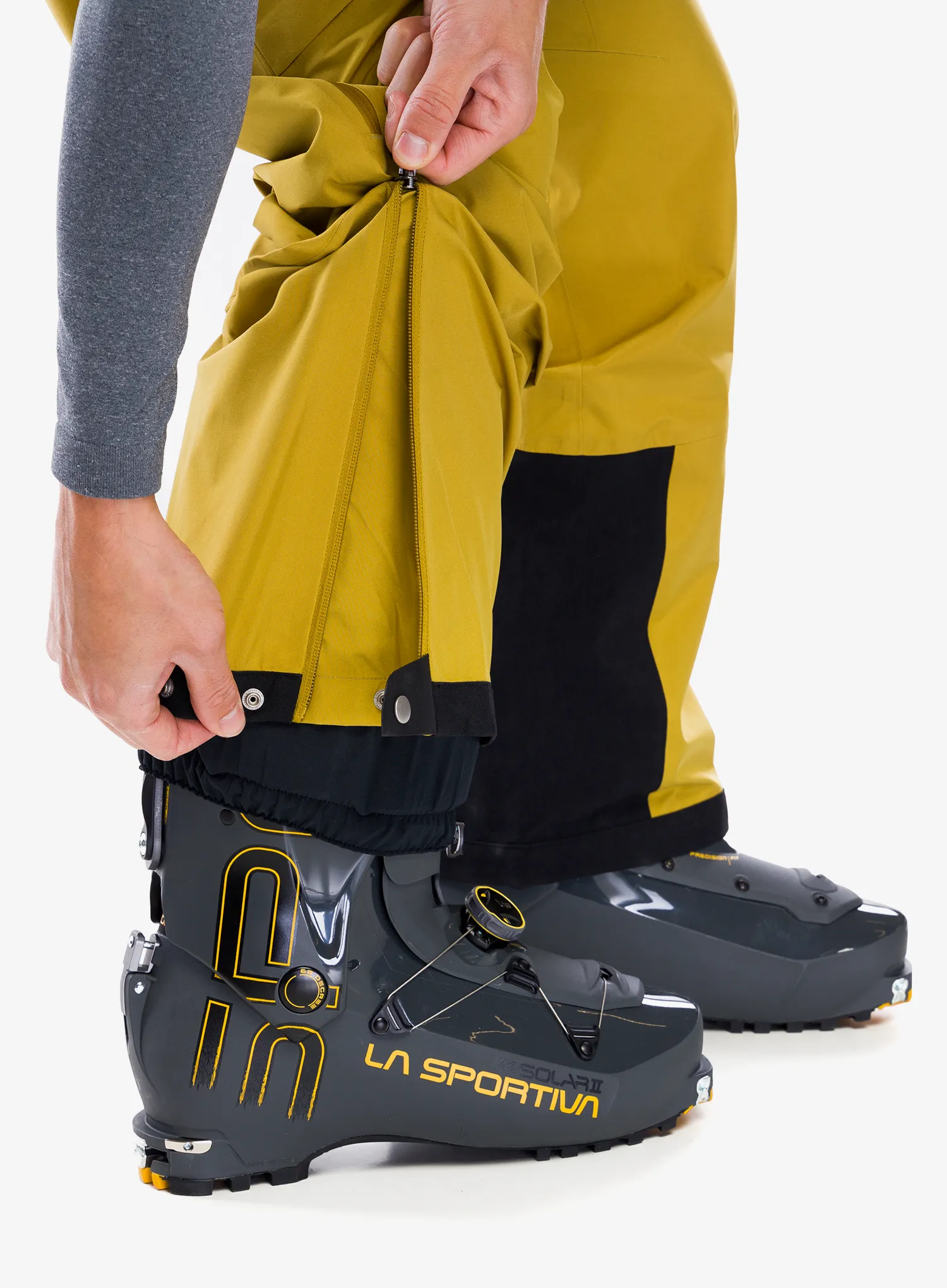 Штани лижні La Sportiva Chaser Evo Shell Bib Pant - savana/bamboo