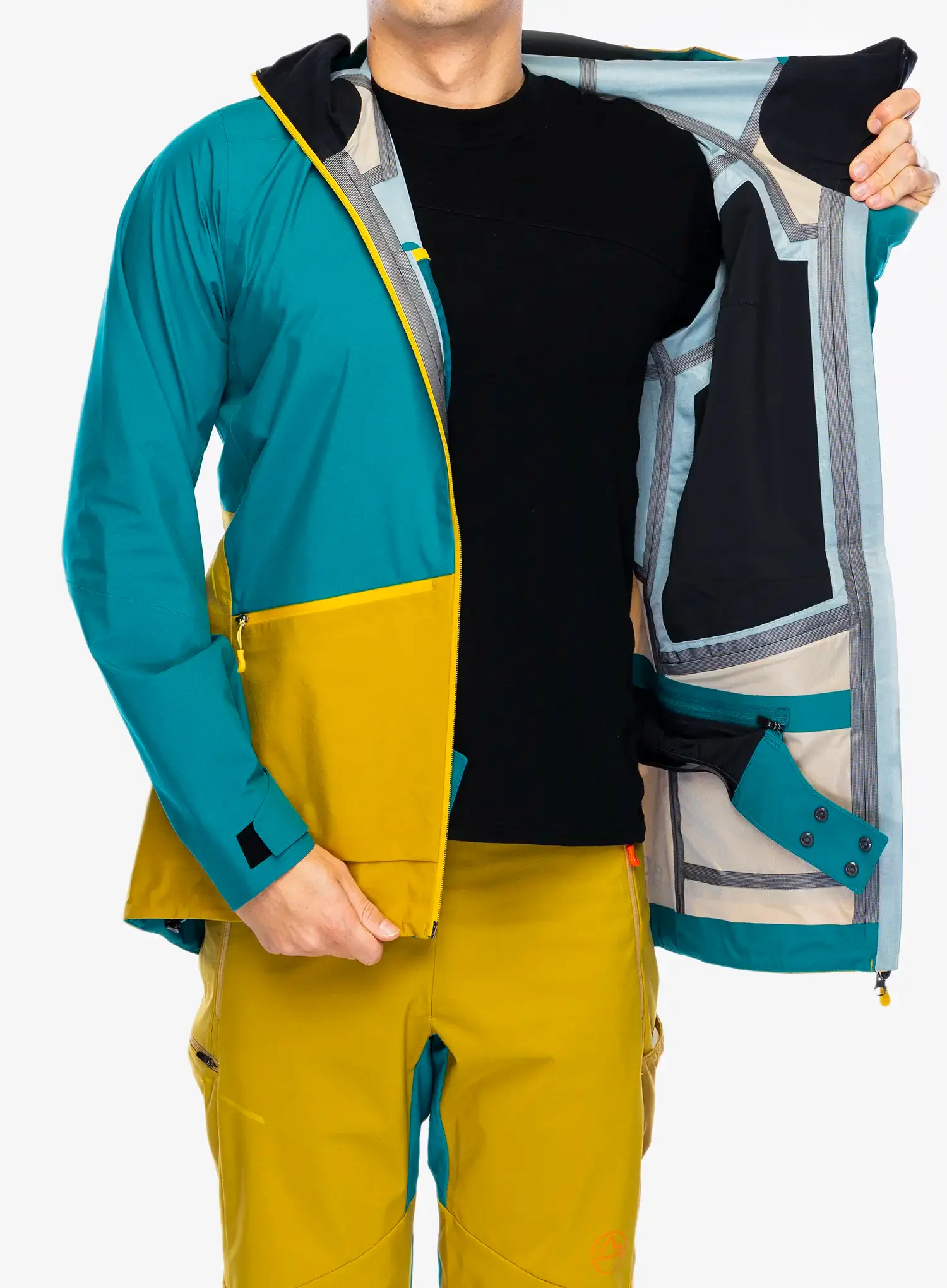 Куртка дощовик La Sportiva Chaser Evo Shell Jkt - everglade/savana