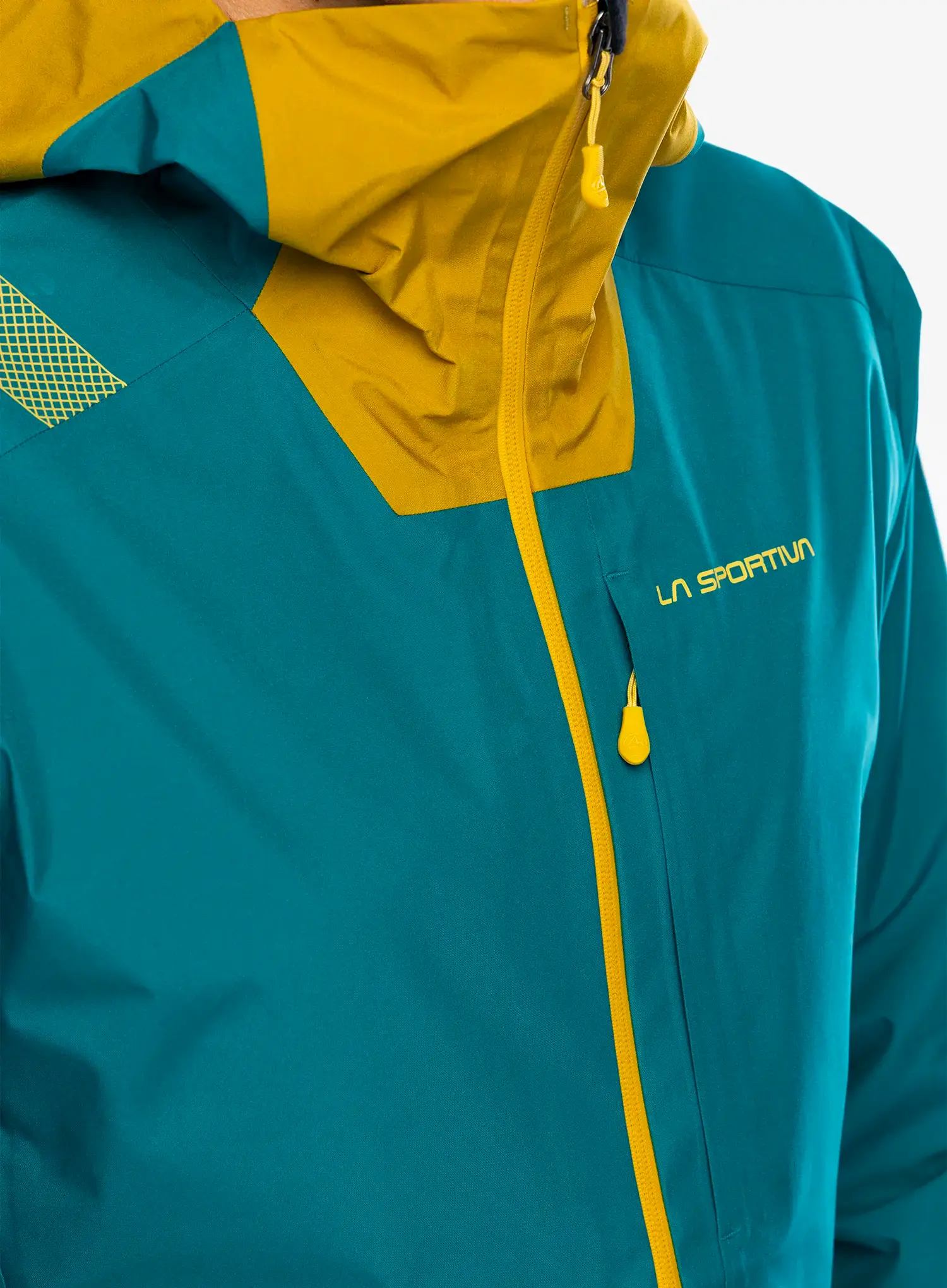 Куртка дощовик La Sportiva Chaser Evo Shell Jkt - everglade/savana