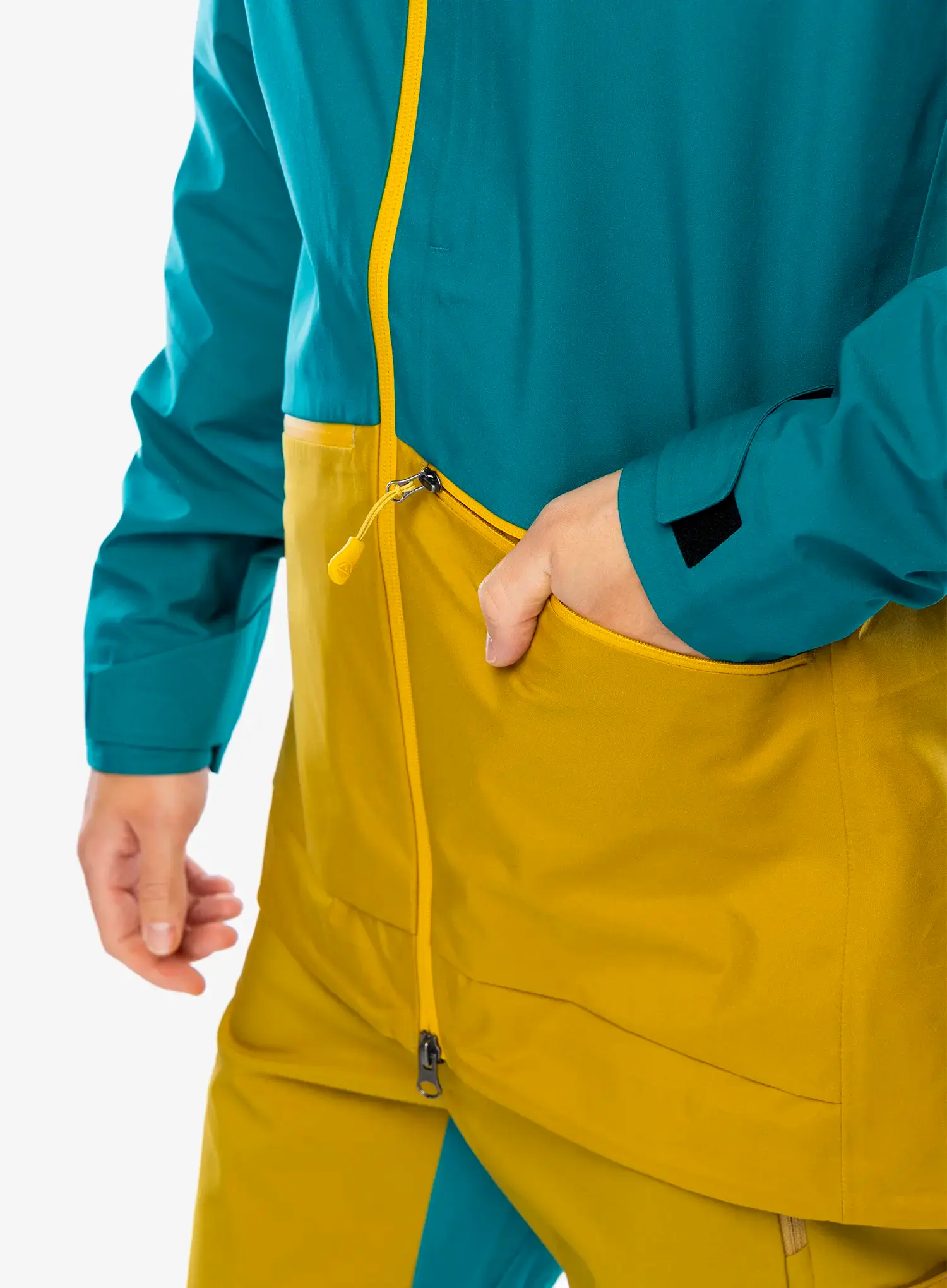 Куртка дощовик La Sportiva Chaser Evo Shell Jkt - everglade/savana