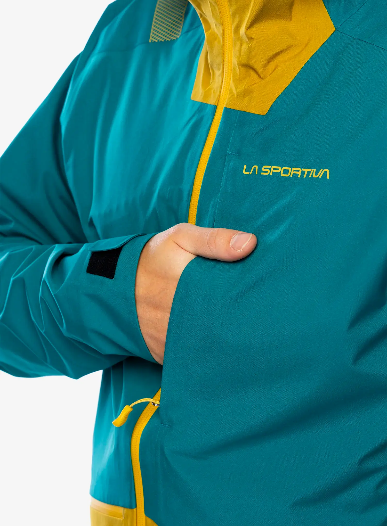 Куртка дощовик La Sportiva Chaser Evo Shell Jkt - everglade/savana