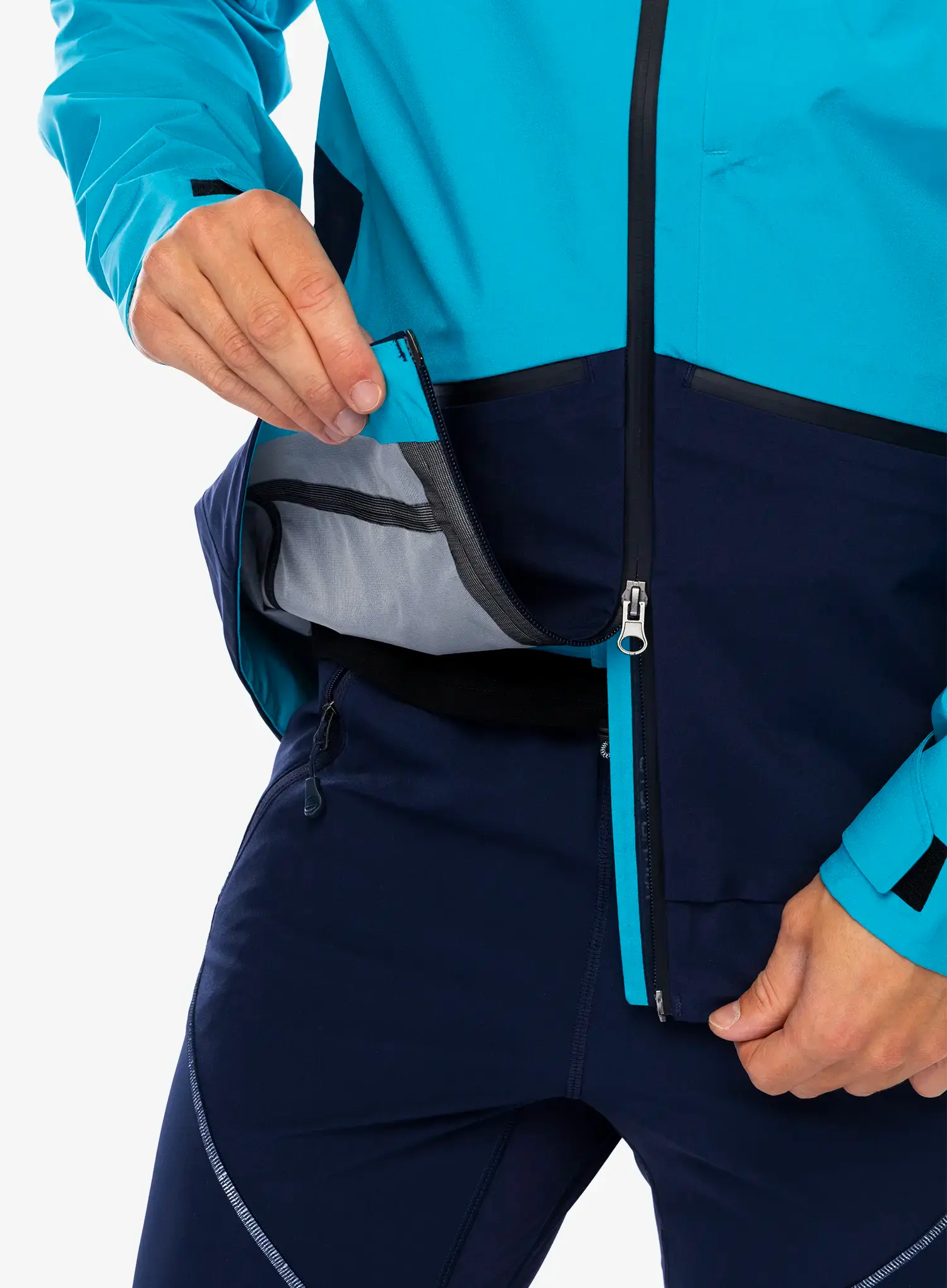 Куртка дощовик La Sportiva Chaser Evo Shell Jkt - tropic blue/deep sea