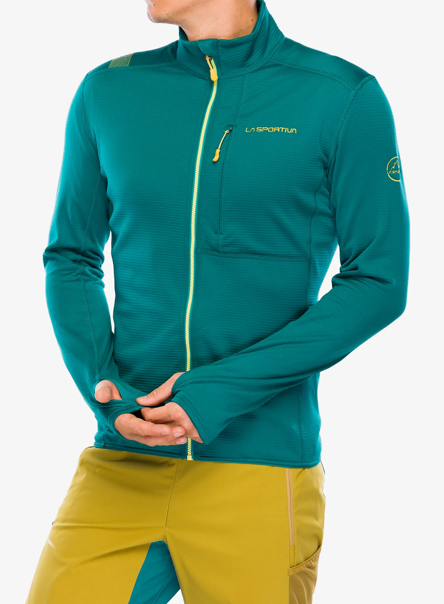 Кофта без каптура La Sportiva Chill Jacket - everglade/bamboo
