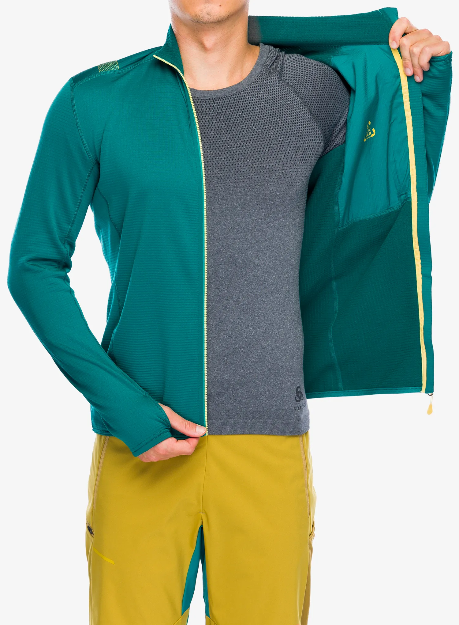 Кофта без каптура La Sportiva Chill Jacket - everglade/bamboo