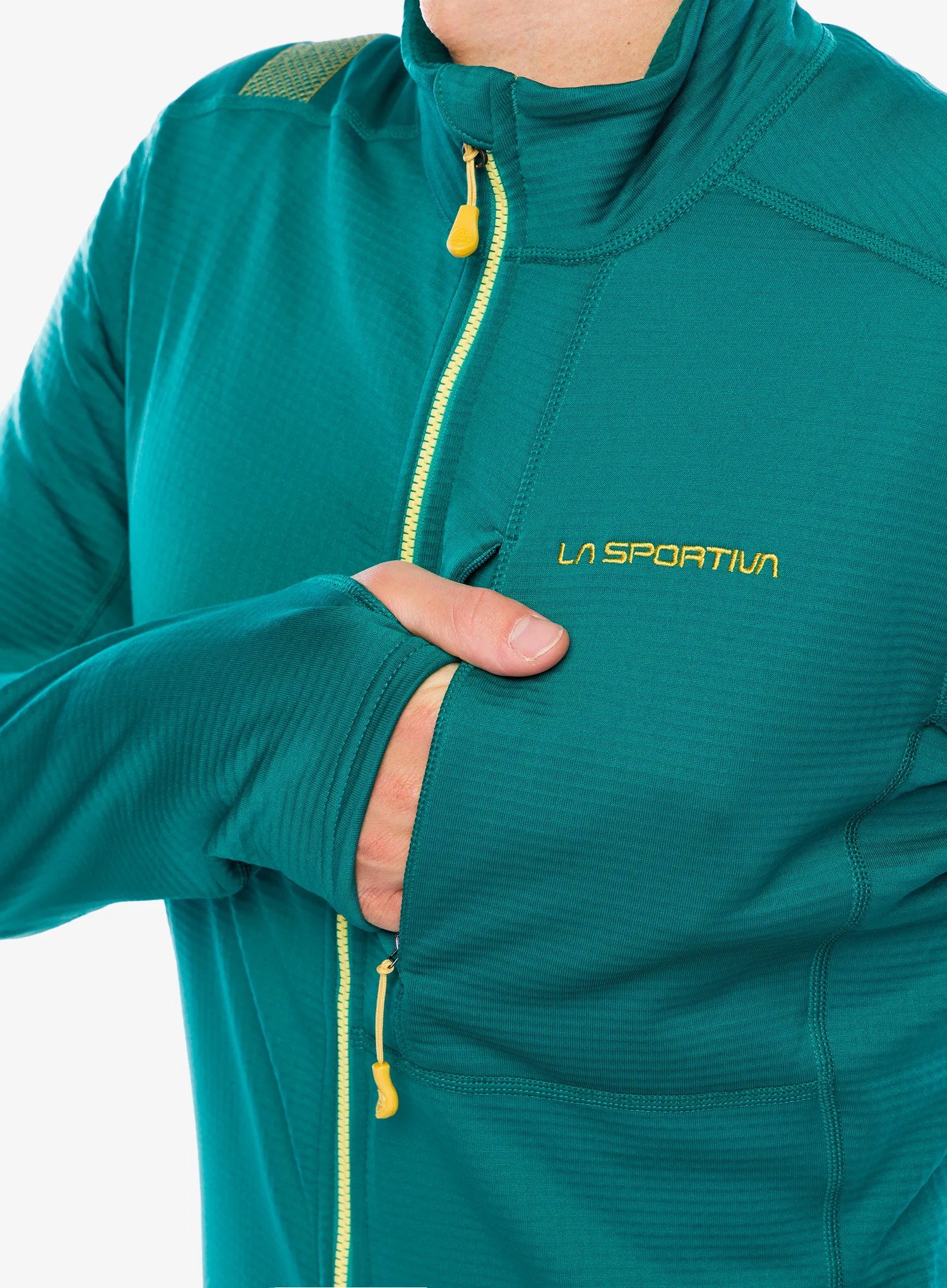 Кофта без каптура La Sportiva Chill Jacket - everglade/bamboo