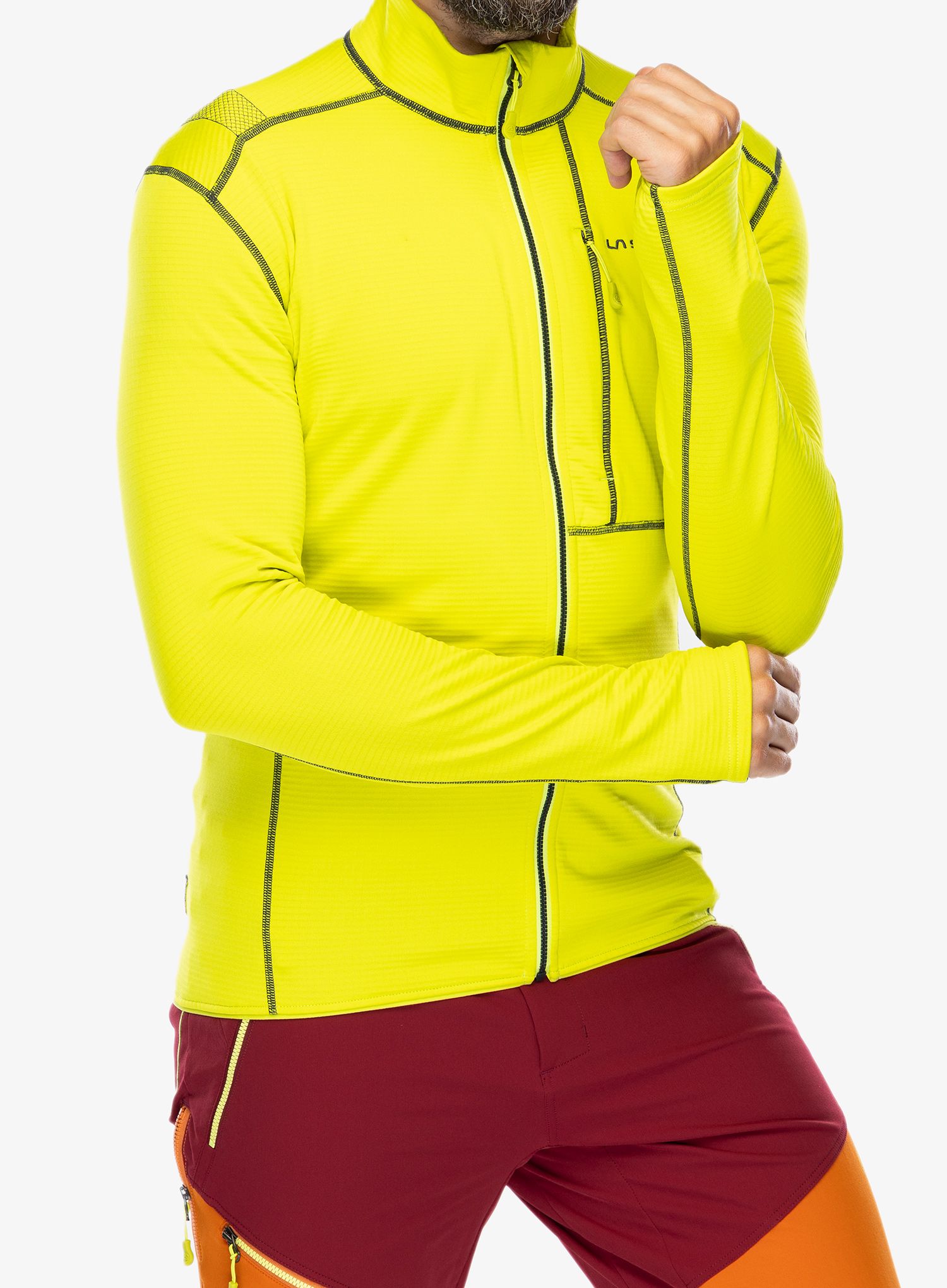 Кофта на замку La Sportiva Chill Jacket - lime punch/carbon