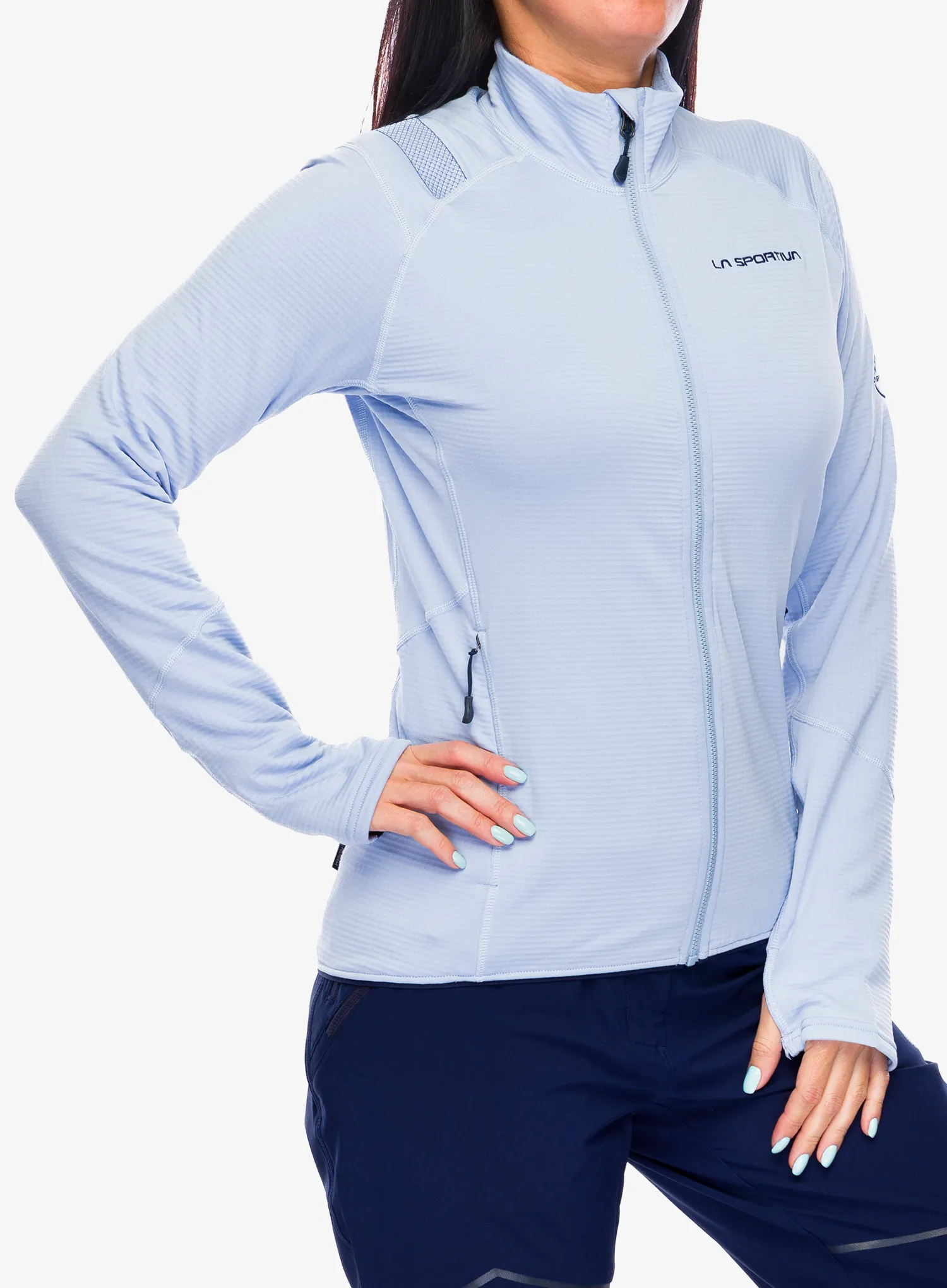 Кофта жіноча без каптура La Sportiva Chill Jacket - stone blue/deep sea