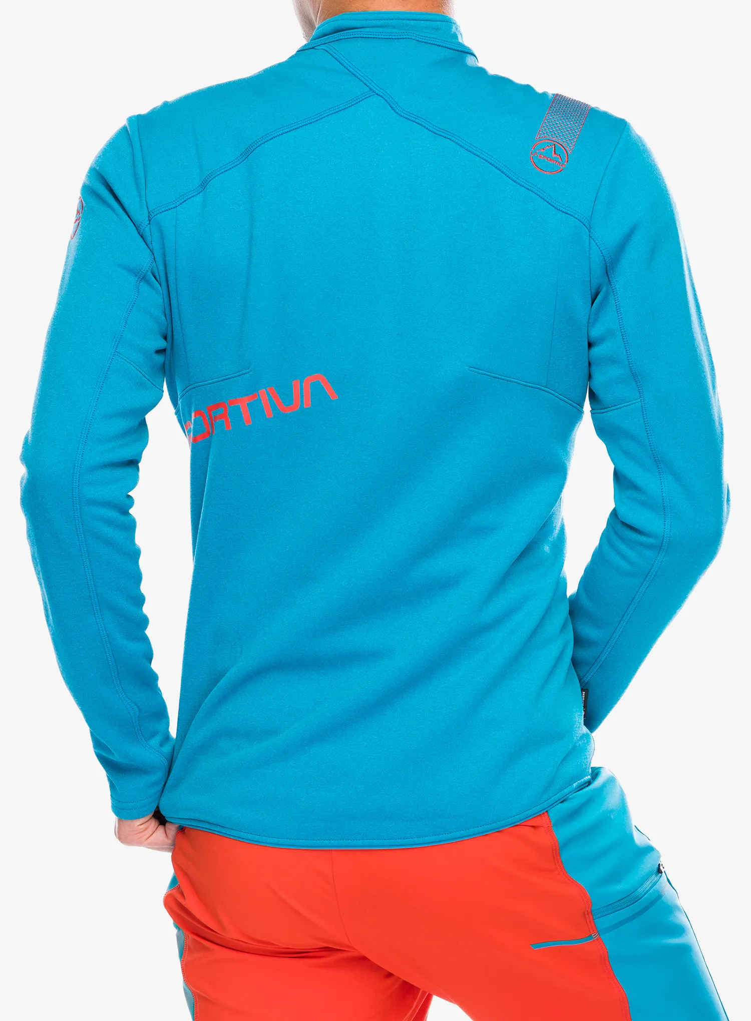 Кофта на замку La Sportiva Elements Jacket - tropic blue/cherry tomato